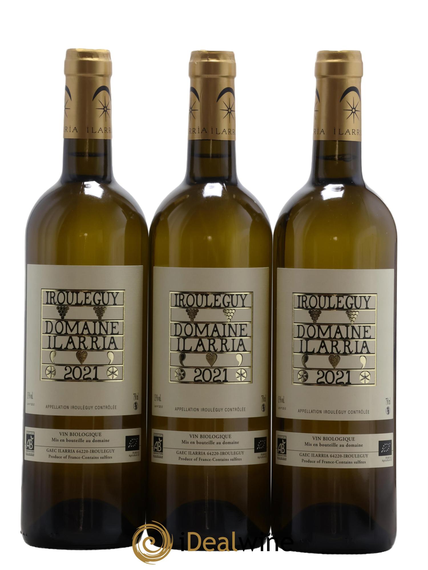 Irouléguy Ilarria (Domaine) 2021 - Lot de 3 bouteilles - 0