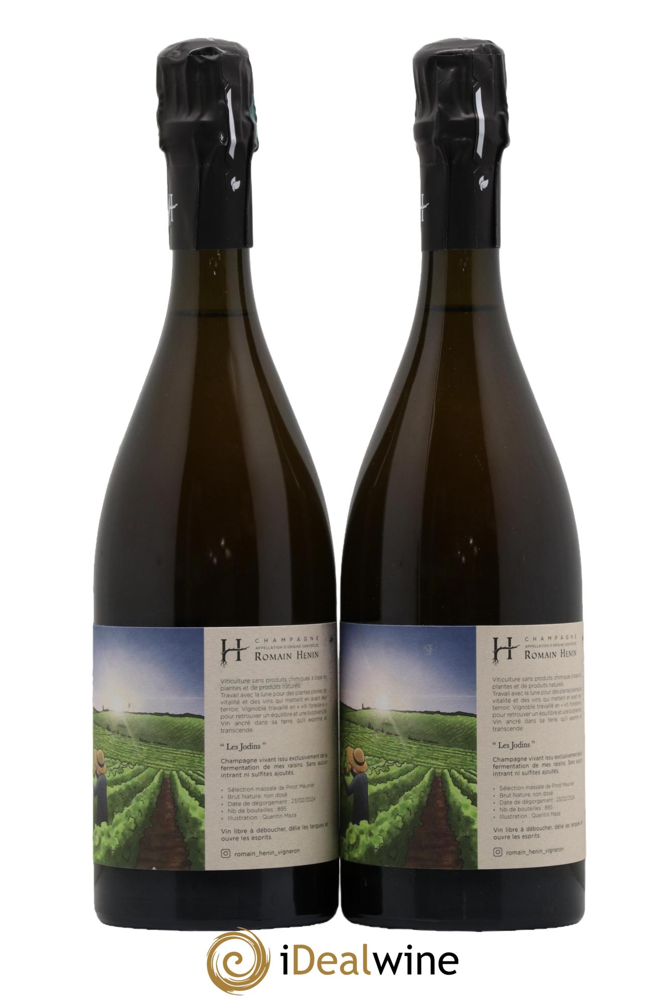 Les Jodins (non-dosé) Pascal Henin - Romain Henin - Lot de 2 bouteilles - 1