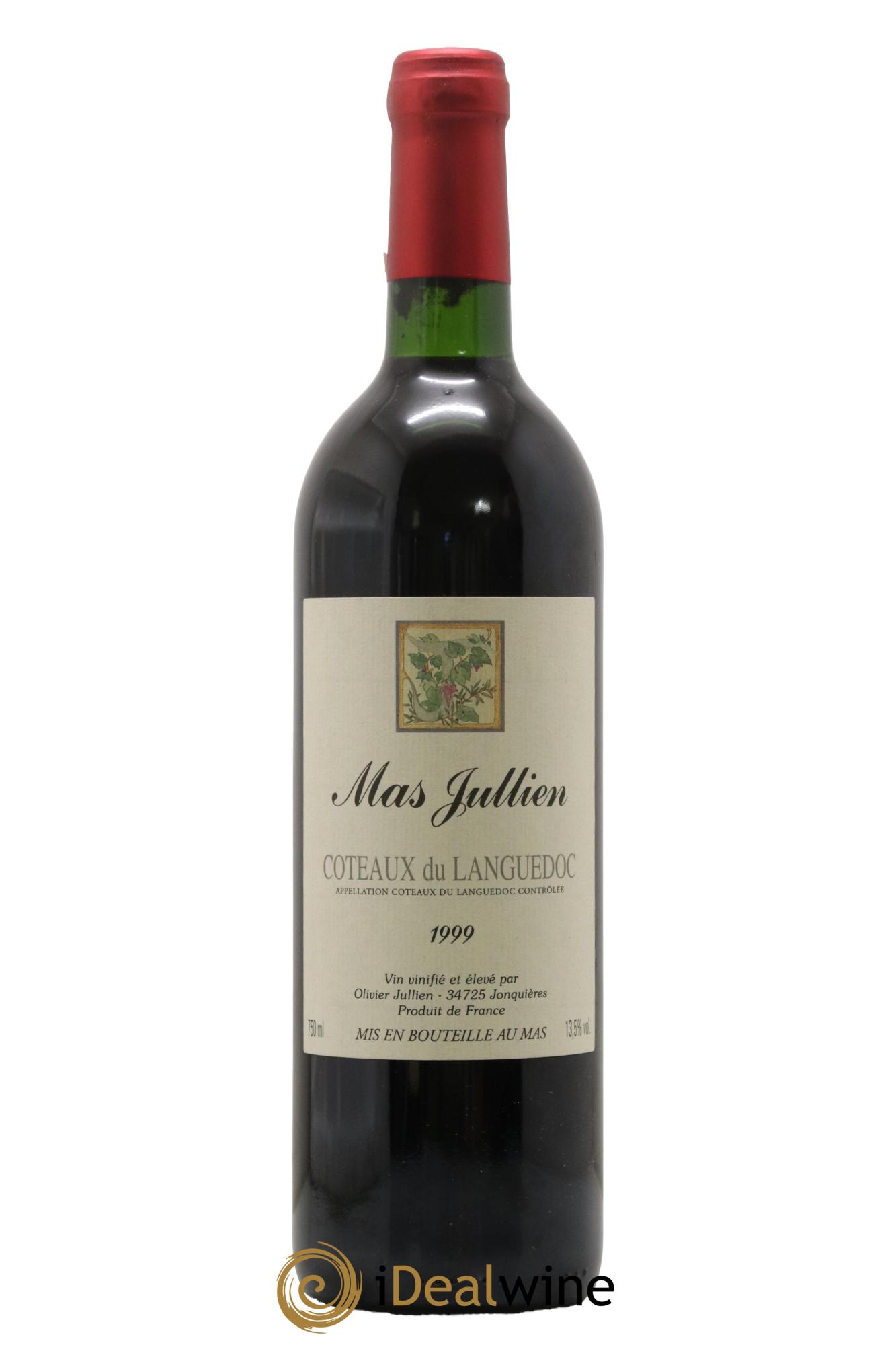 Terrasses du Larzac Mas Jullien Olivier Jullien 1999 - Lot de 1 bouteille - 0