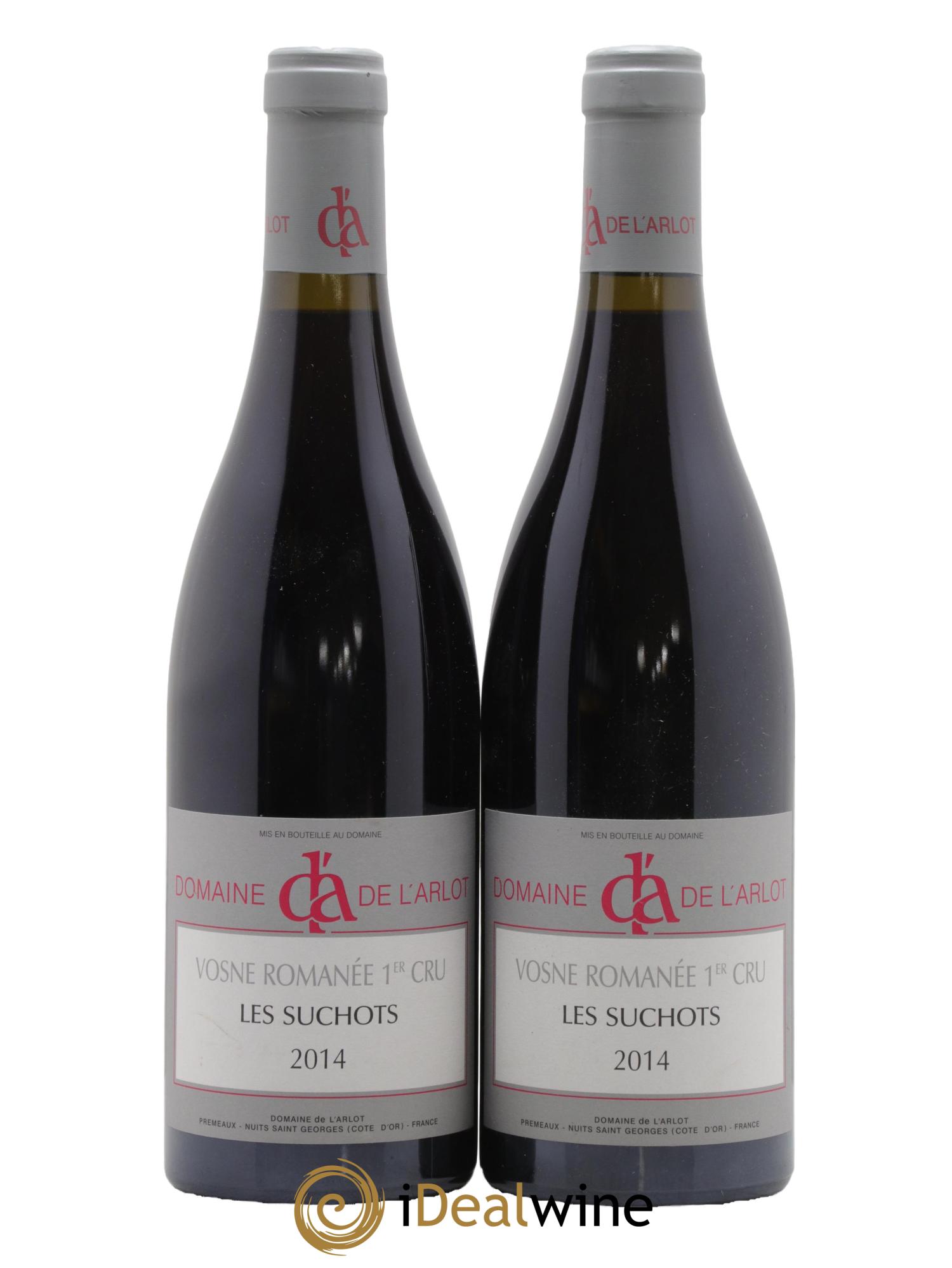 Vosne-Romanée 1er Cru Les Suchots Domaine de l'Arlot 2014 - Lot de 2 bouteilles - 0