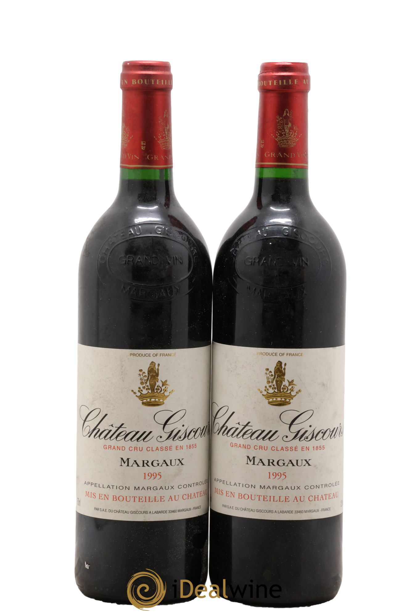 Château Giscours 3ème Grand Cru Classé 1995 - Lotto di 2 bottiglie - 0