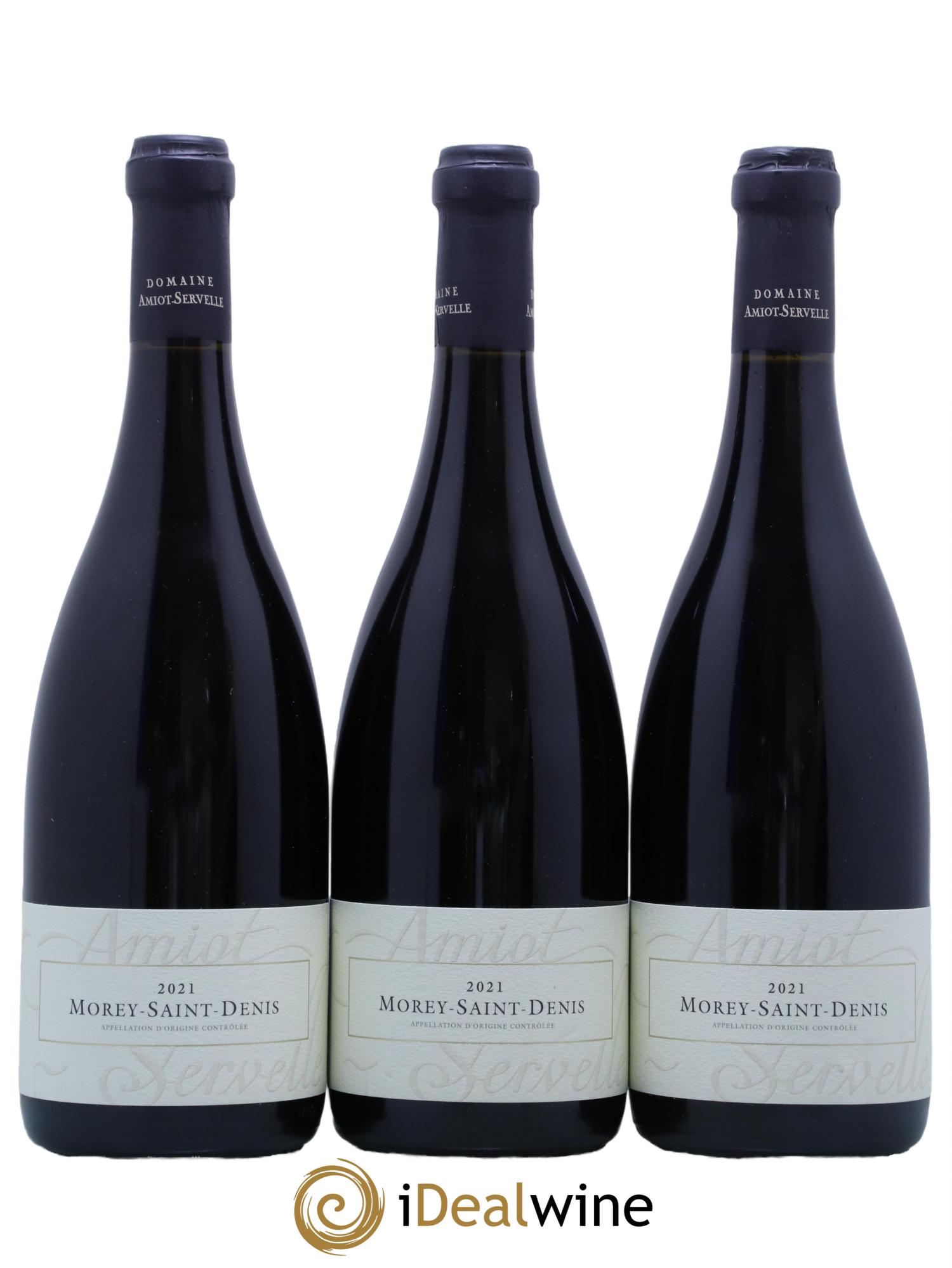 Morey Saint-Denis Amiot-Servelle 2021 - Lot of 3 bottles - 0