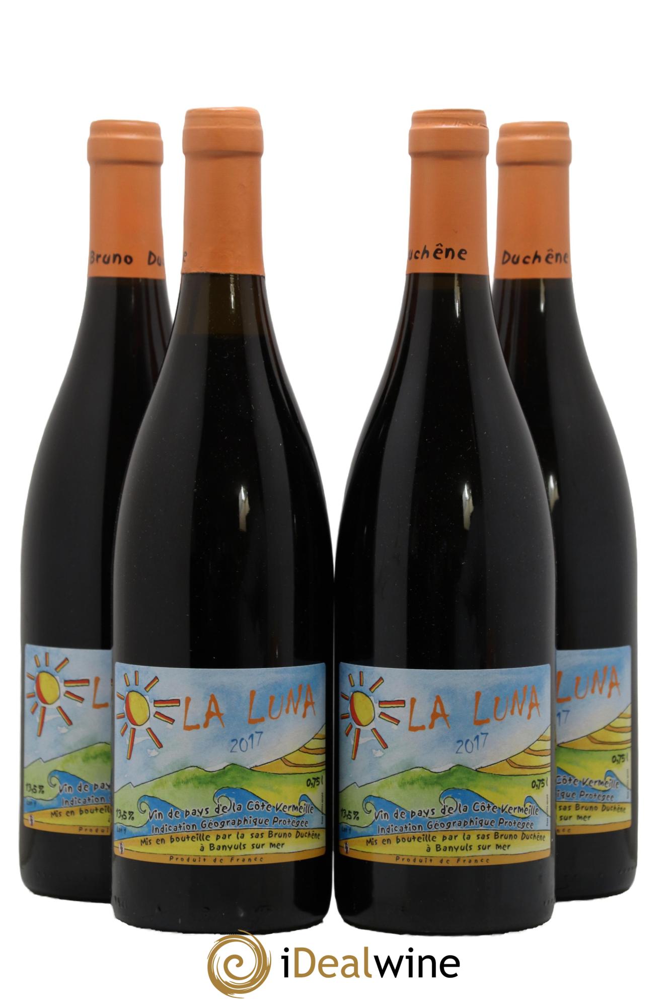 Languedoc Vin de Pays de la Côte Vermeille La Luna Domaine Bruno Duchêne 2017 - Lot de 4 bouteilles - 0