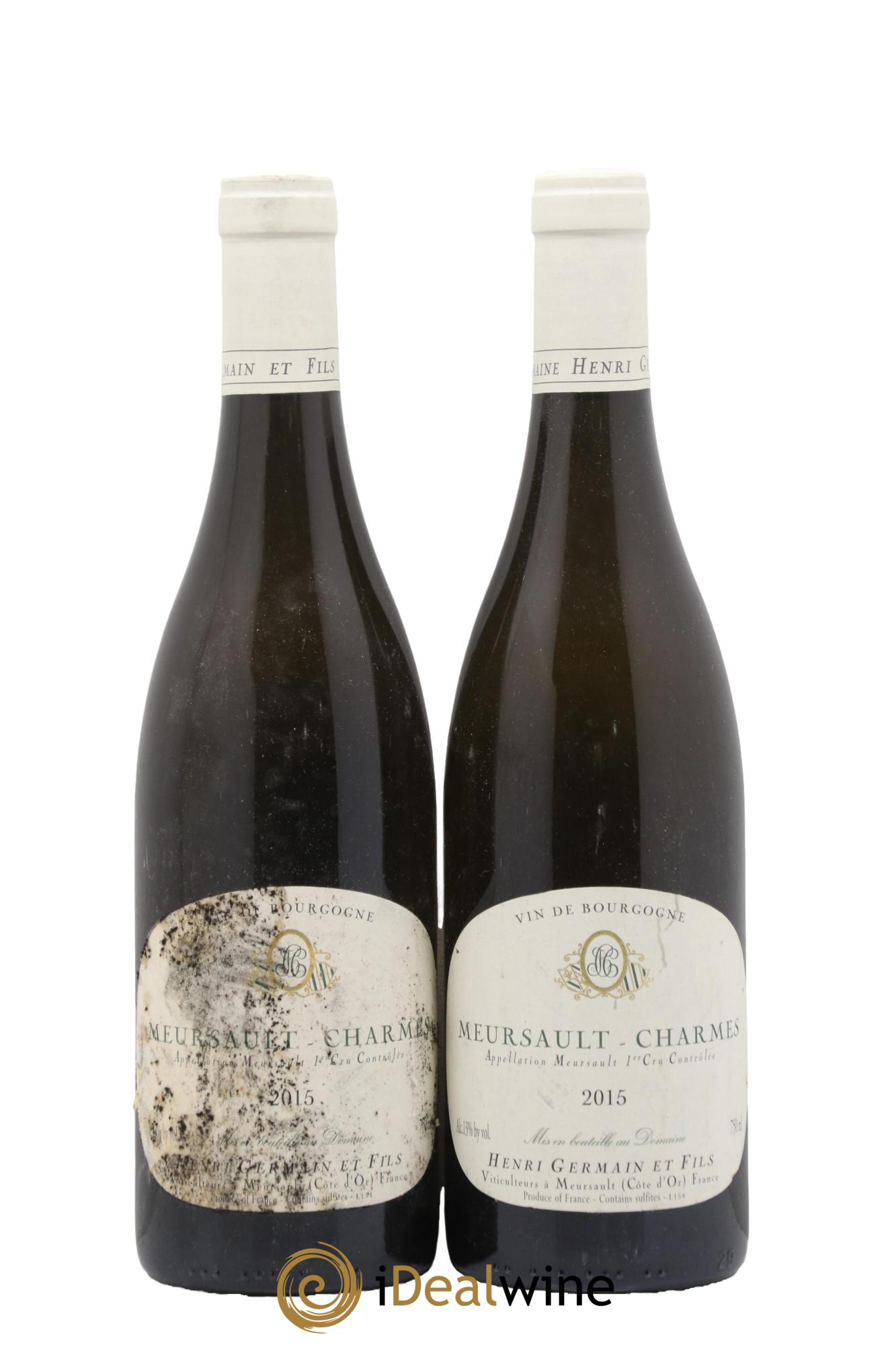 Meursault 1er Cru Charmes Henri Germain 2015 - Lot de 2 bouteilles - 0