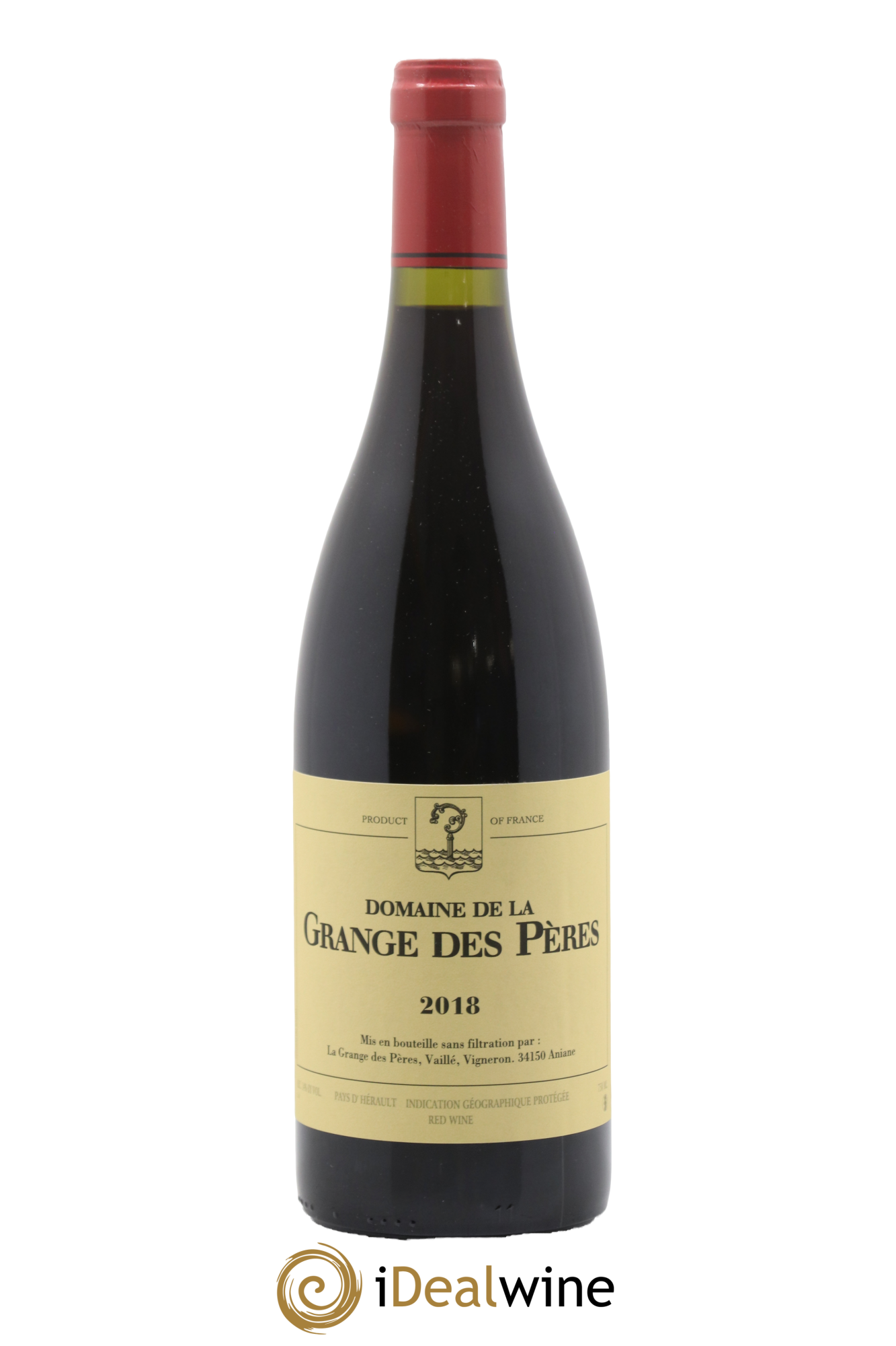 Pays d'Hérault Grange des Pères Laurent Vaillé 2018 - Lot de 1 bouteille - 0