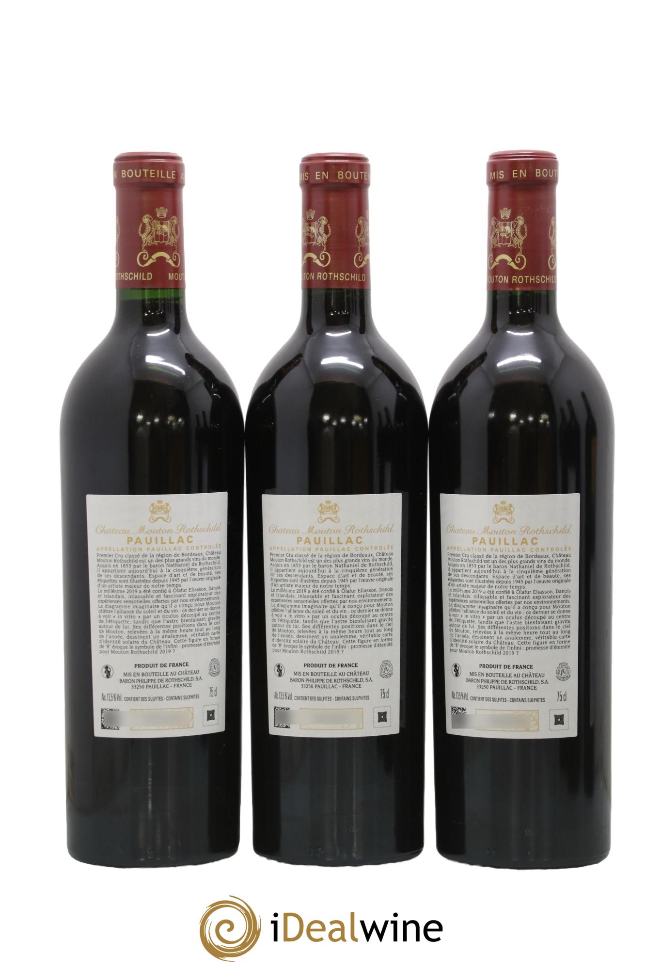 Château Mouton Rothschild 1er Grand Cru Classé 2019 - Lot de 6 bouteilles - 4