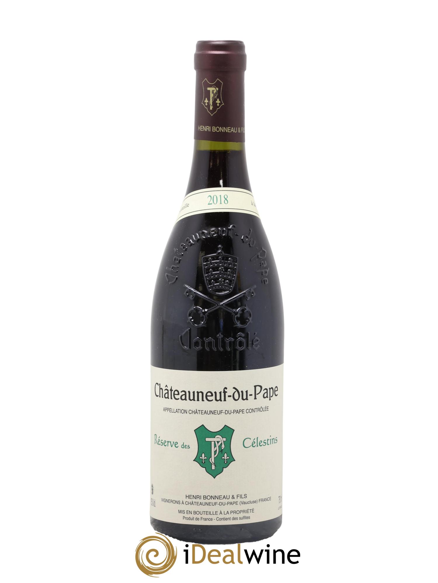 Châteauneuf-du-Pape Réserve des Célestins Henri Bonneau & Fils 2018 - Lot of 1 bottle - 0