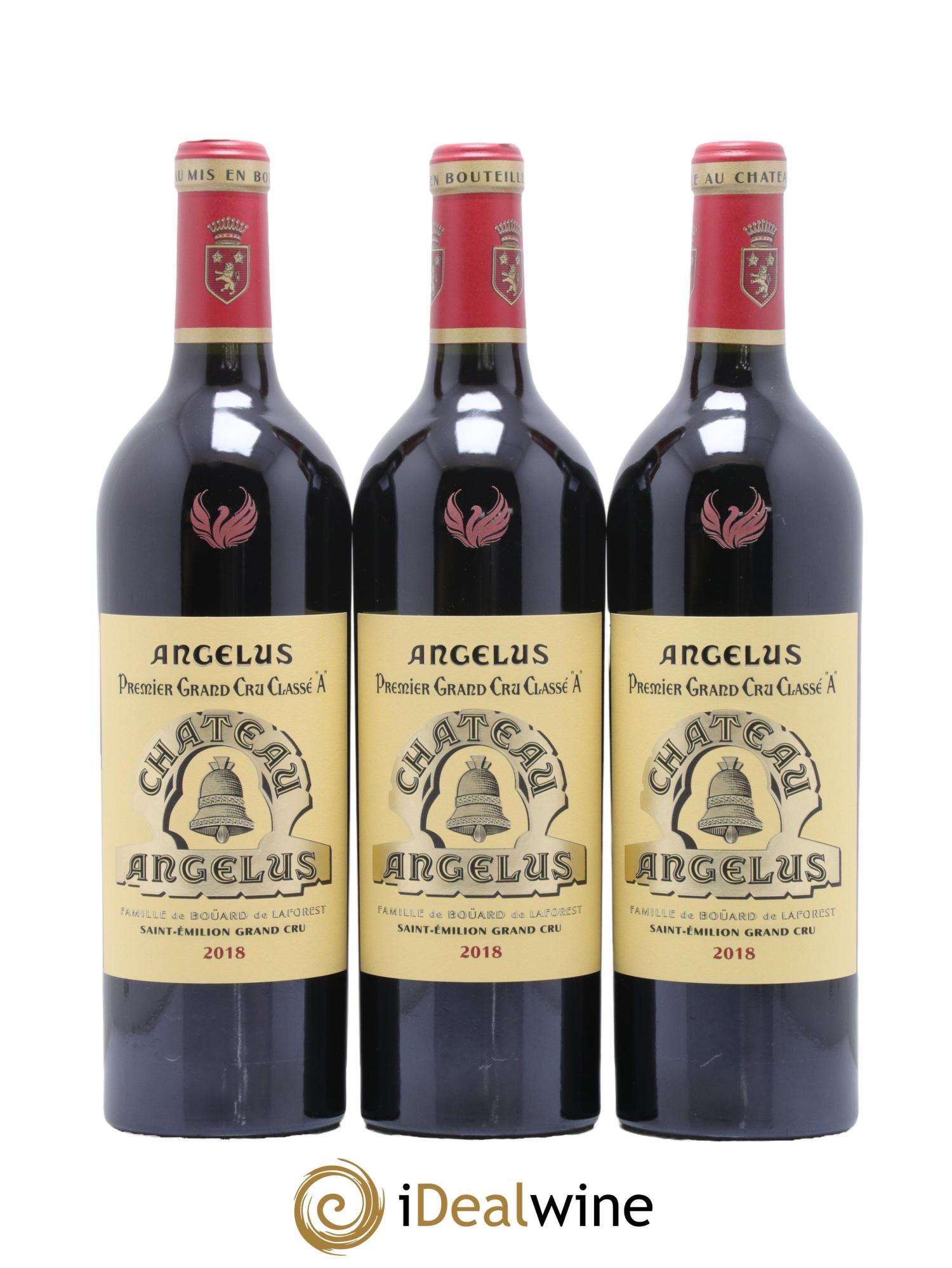 Château Angélus 1er Grand Cru Classé A 2018 - Lot de 6 bouteilles - 1