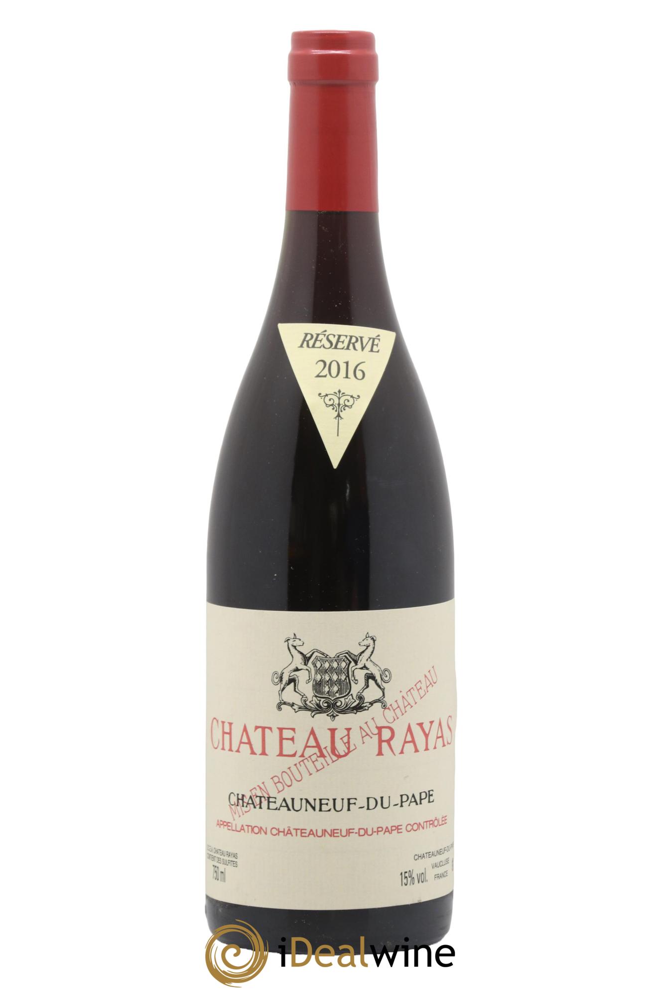 Châteauneuf-du-Pape Château Rayas Emmanuel Reynaud 2016 - Lot de 1 bouteille - 0