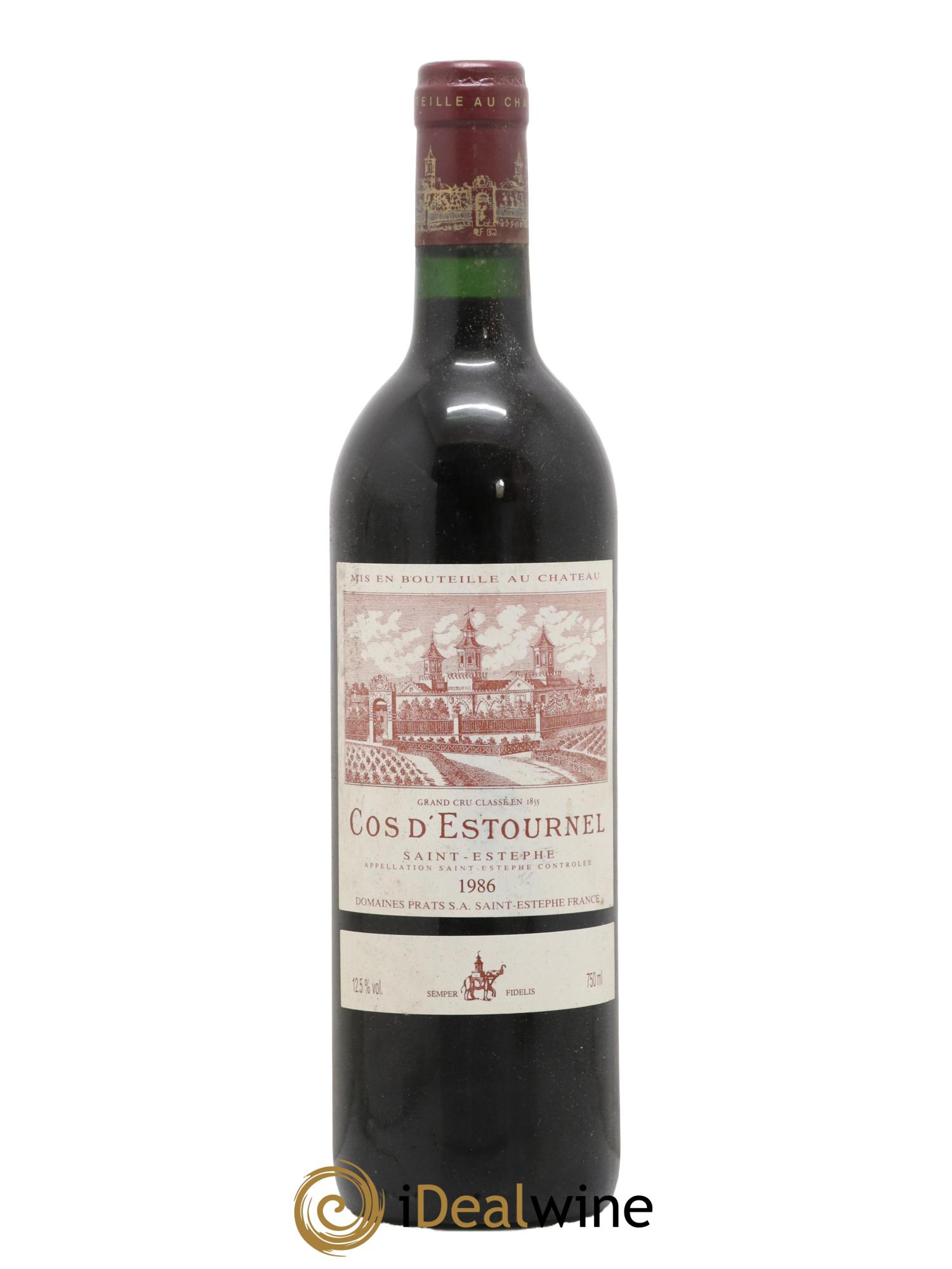 Cos d'Estournel 2ème Grand Cru Classé  1986 - Lot de 1 bouteille - 0