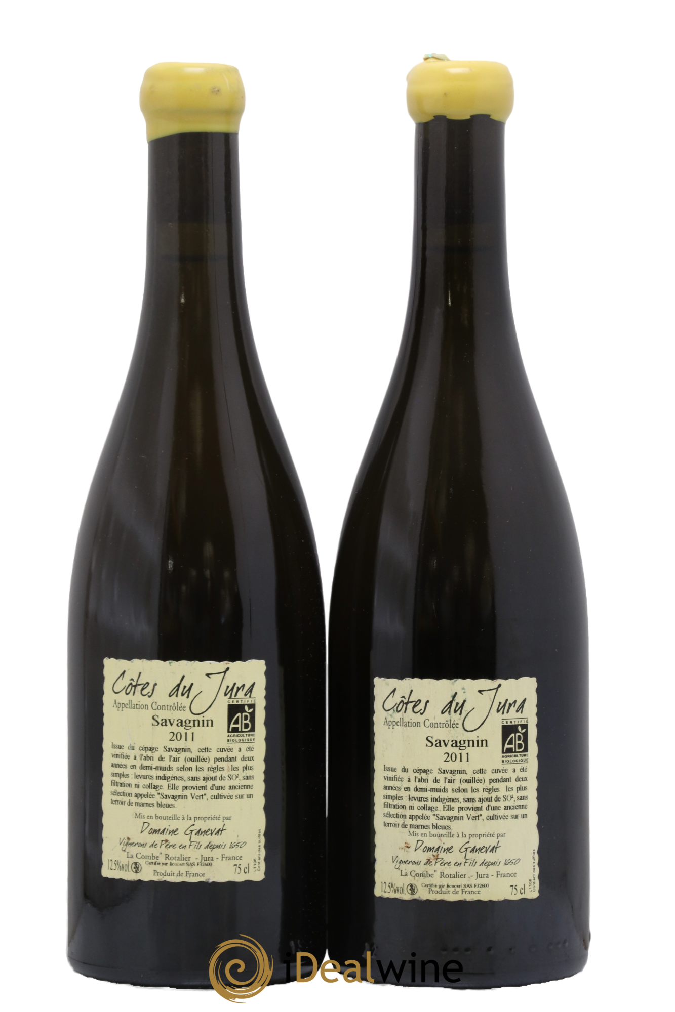 Côtes du Jura Les Chalasses Marnes Bleues Jean-François Ganevat (Domaine) 2011 - Lot de 2 bouteilles - 1
