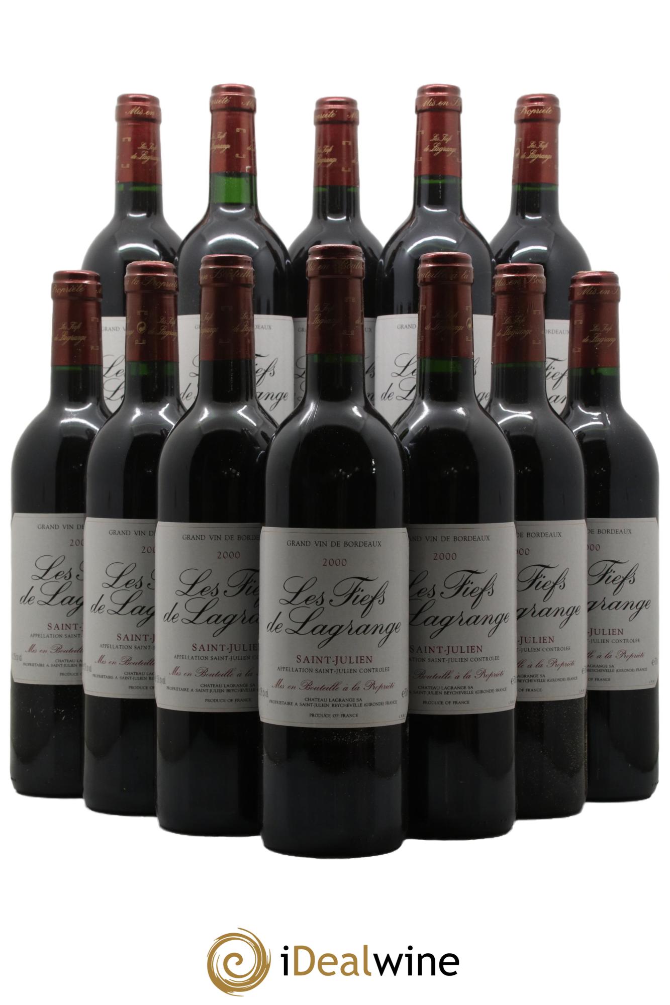 Les Fiefs de Lagrange Second Vin 2000 - Lot of 12 bottles - 0