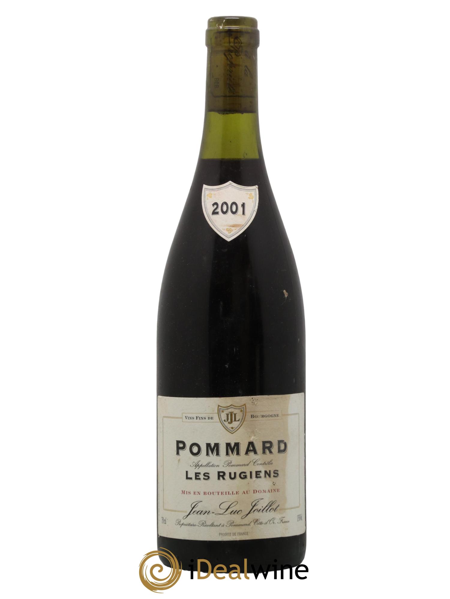 Pommard 1er Cru Les Rugiens Domaine Jean Luc Joillot 2001 - Lot de 1 bouteille - 0