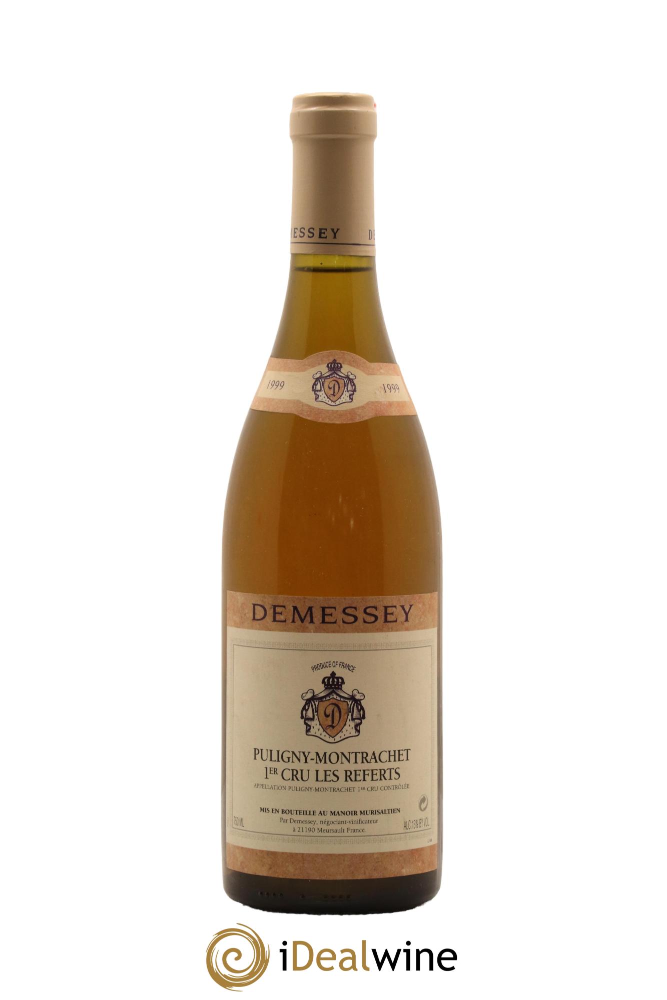 Puligny-Montrachet 1er Cru Les Referts Domaine Demessey 1999 - Lot de 1 bouteille - 0