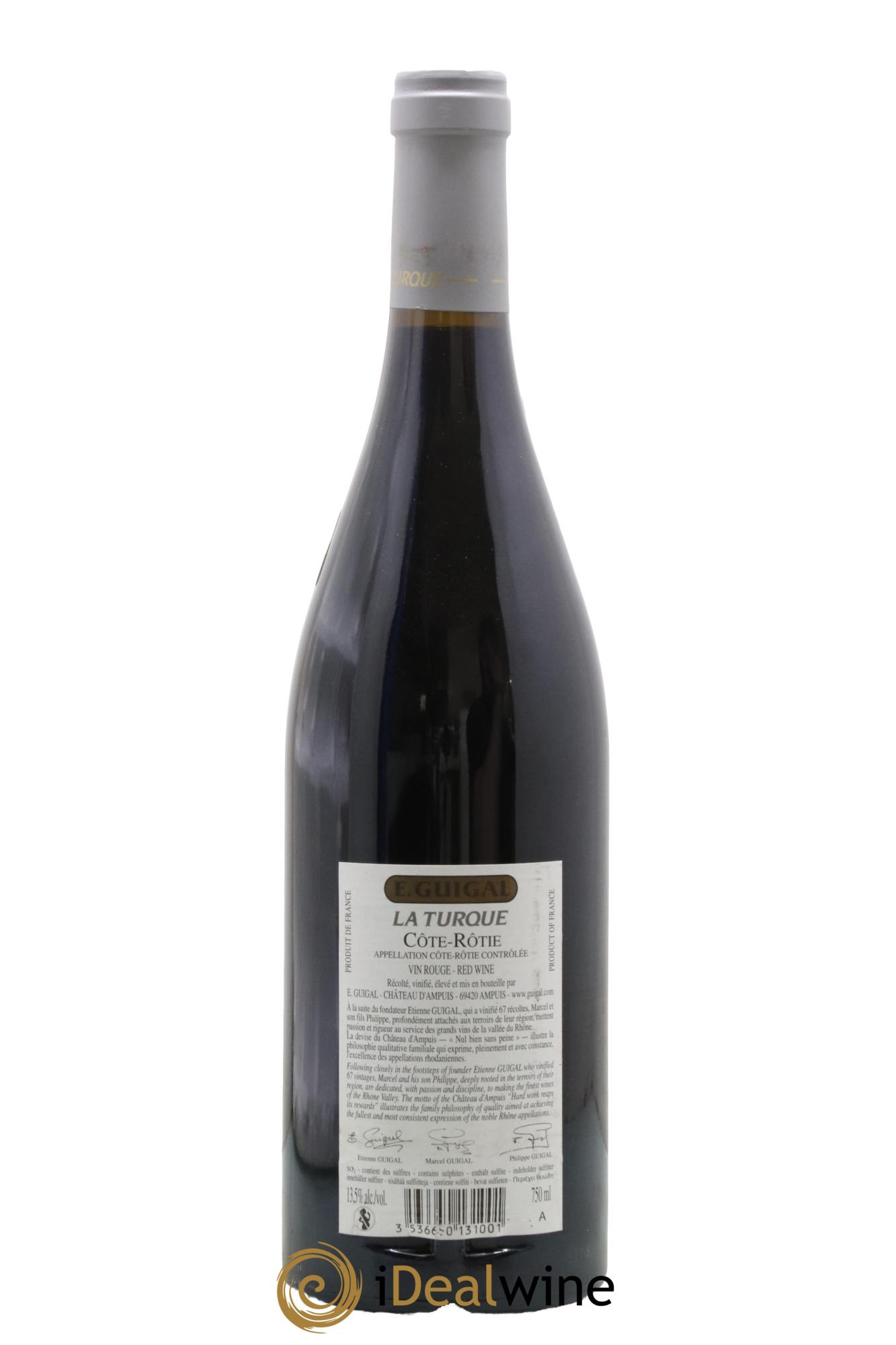 Côte-Rôtie La Turque Guigal 2014 - Posten von 1 Flasche - 1