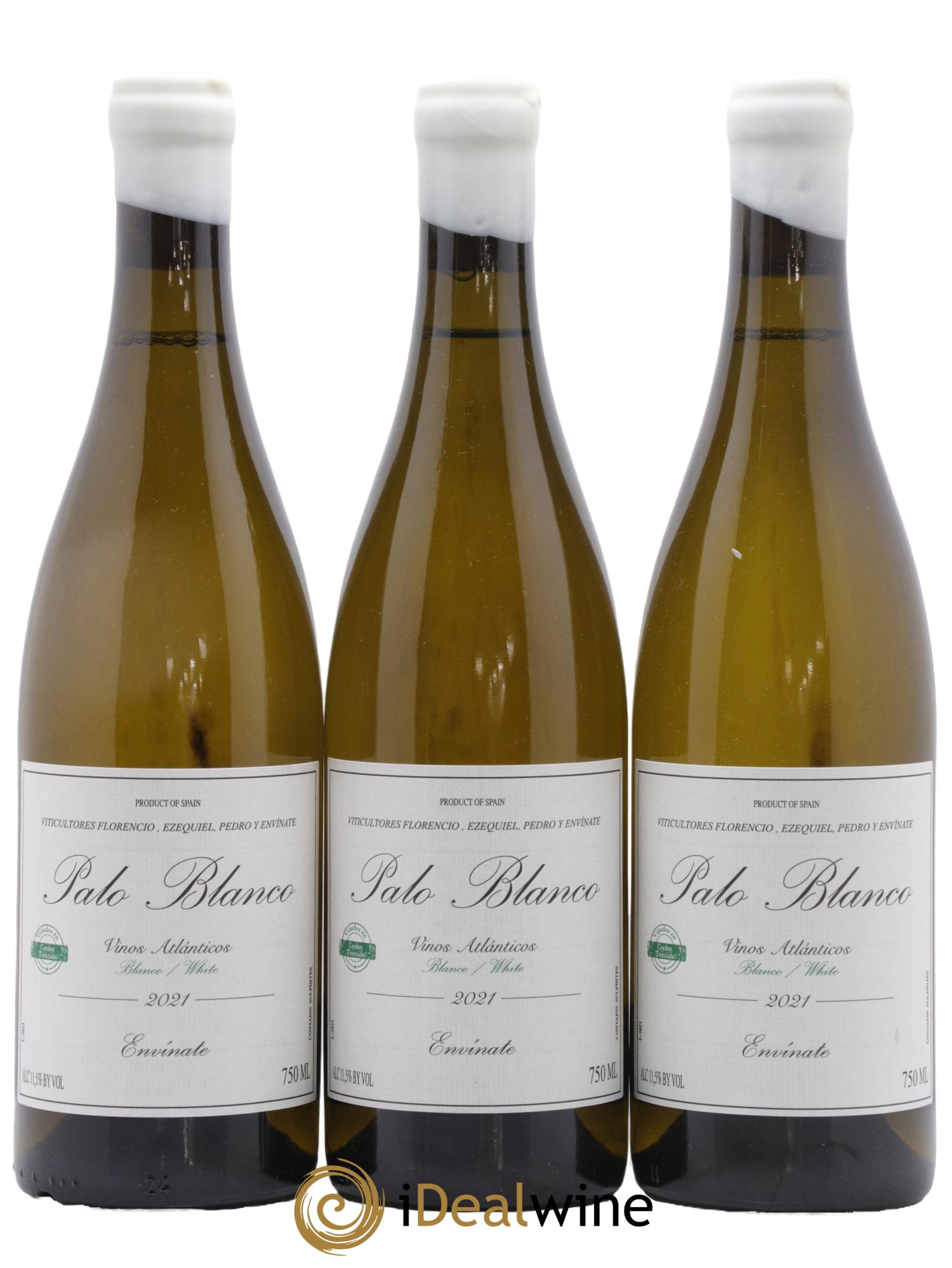 Vinos Atlánticos Palo Blanco Envinate 2021 - Lot de 3 bouteilles - 0