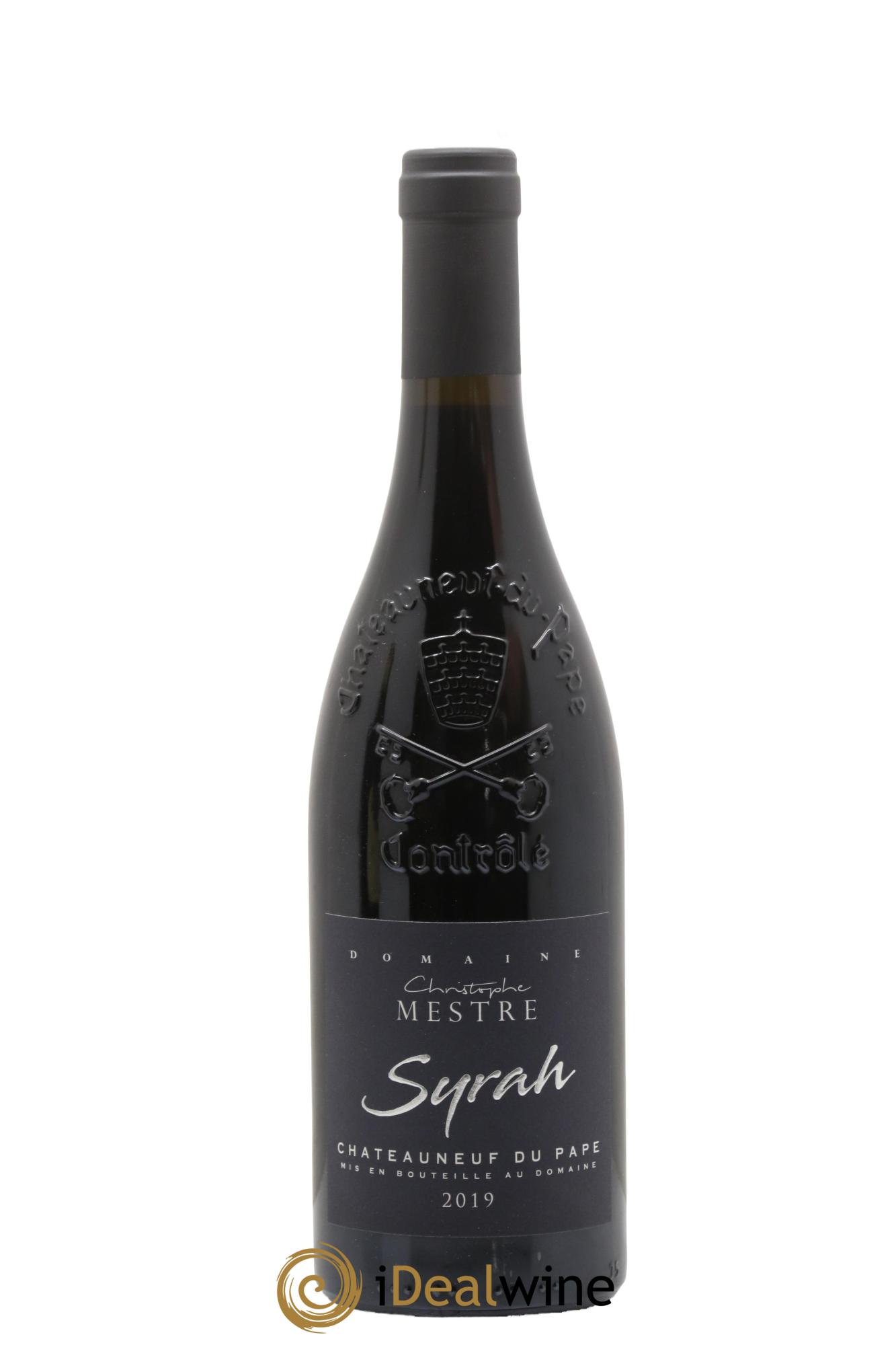 Châteauneuf-du-Pape Syrah Christophe Mestre 2019 - Lot de 1 bouteille - 0