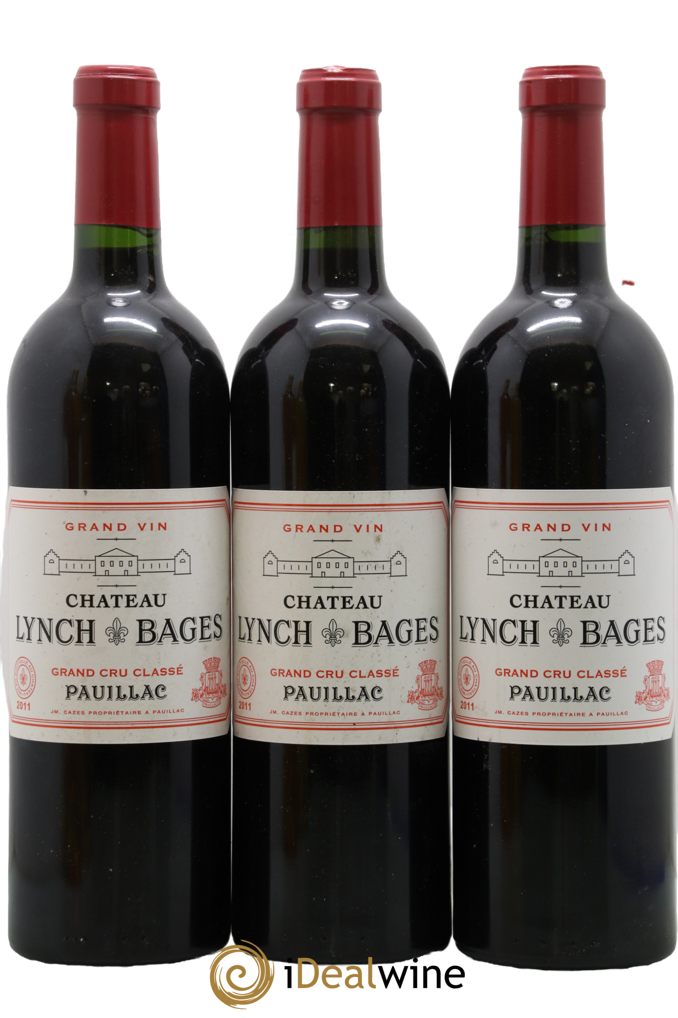 Château Lynch Bages 5ème Grand Cru Classé 2011 - Lot de 3 bouteilles - 0
