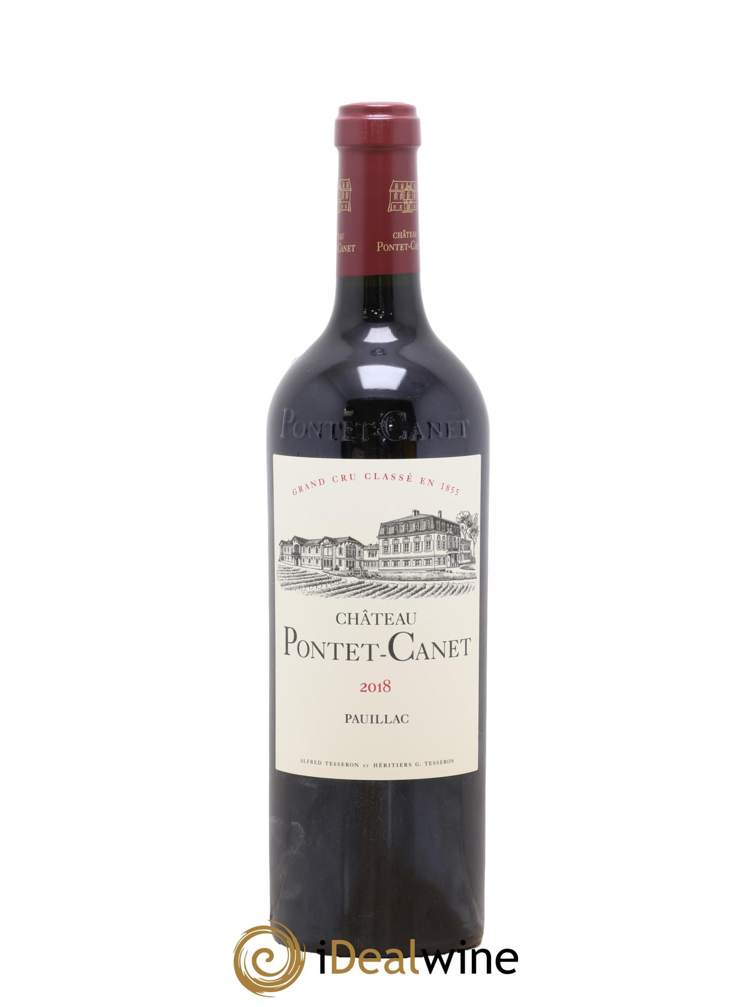 Château Pontet Canet 5ème Grand Cru Classé 2018 - Lot de 1 bouteille - 0