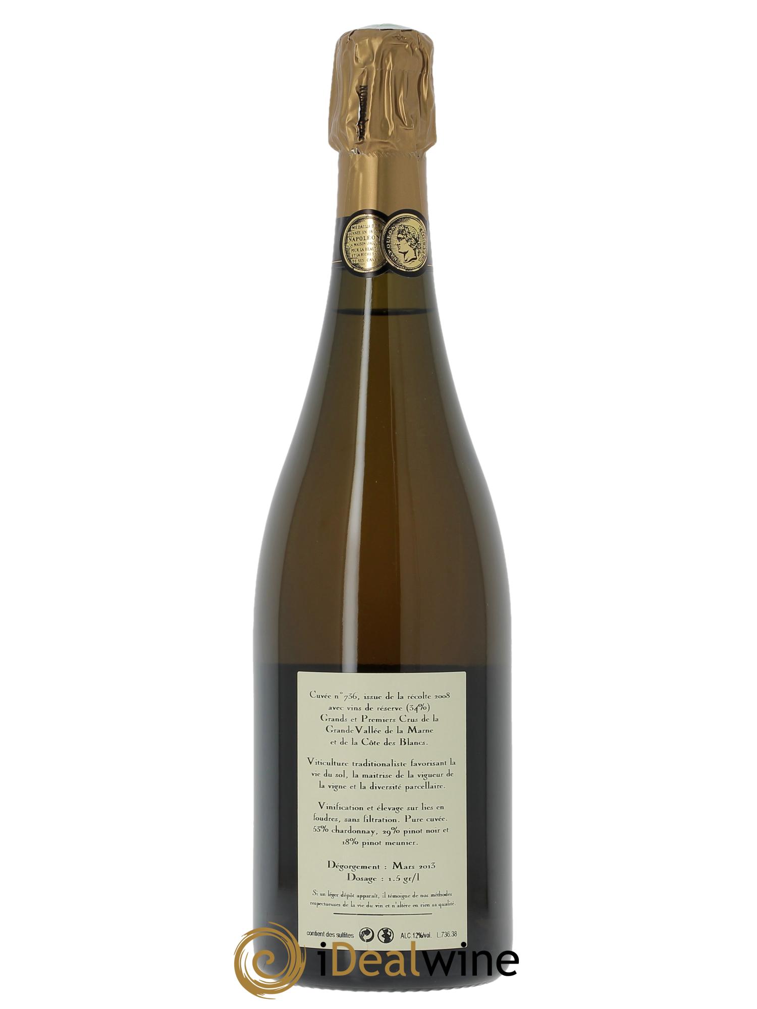 Cuvée 736 Jacquesson - Lot de 1 bouteille - 1