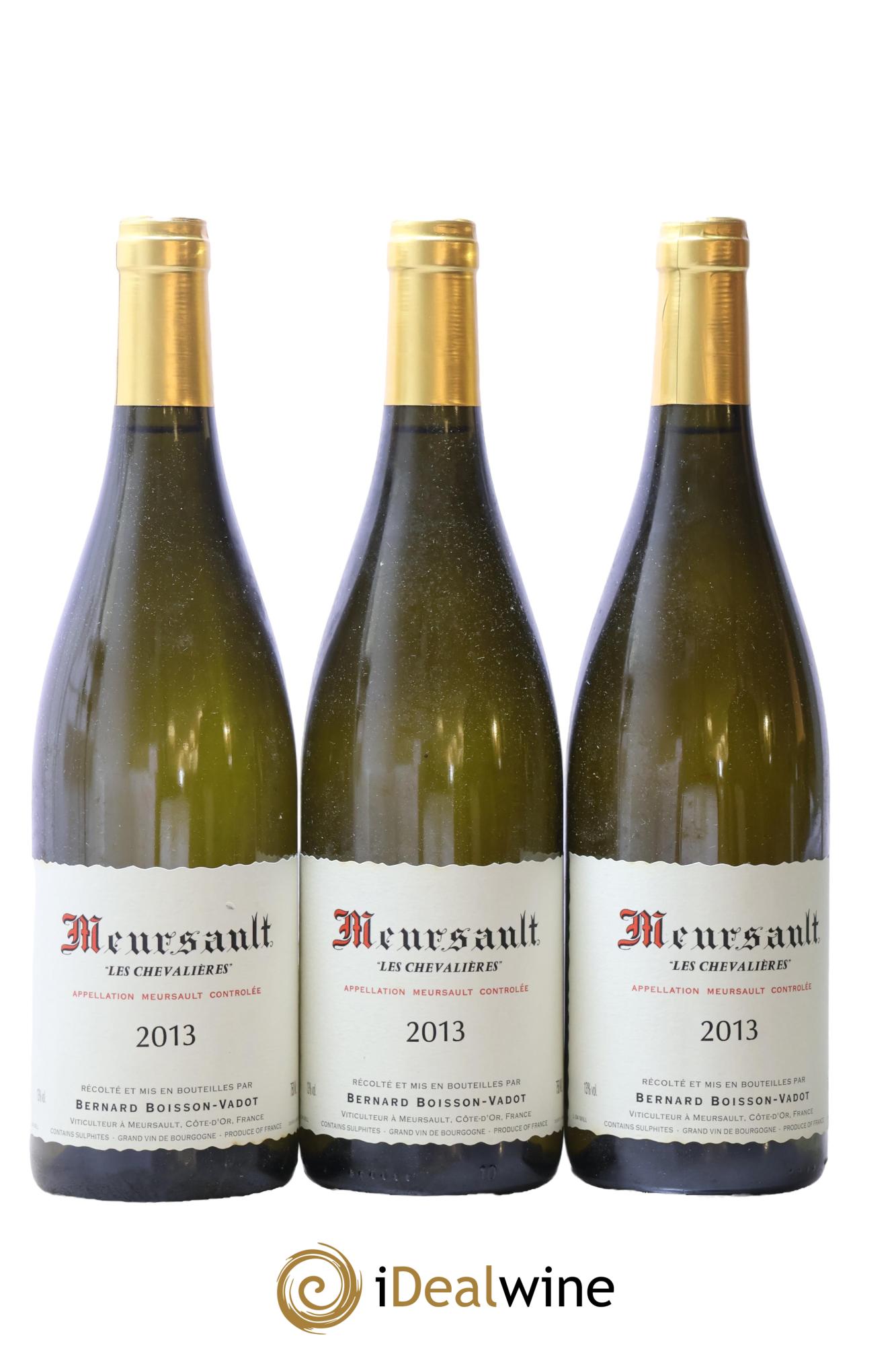Meursault Les Chevalières Boisson-Vadot (Domaine) 2013 - Lot de 3 bouteilles - 0