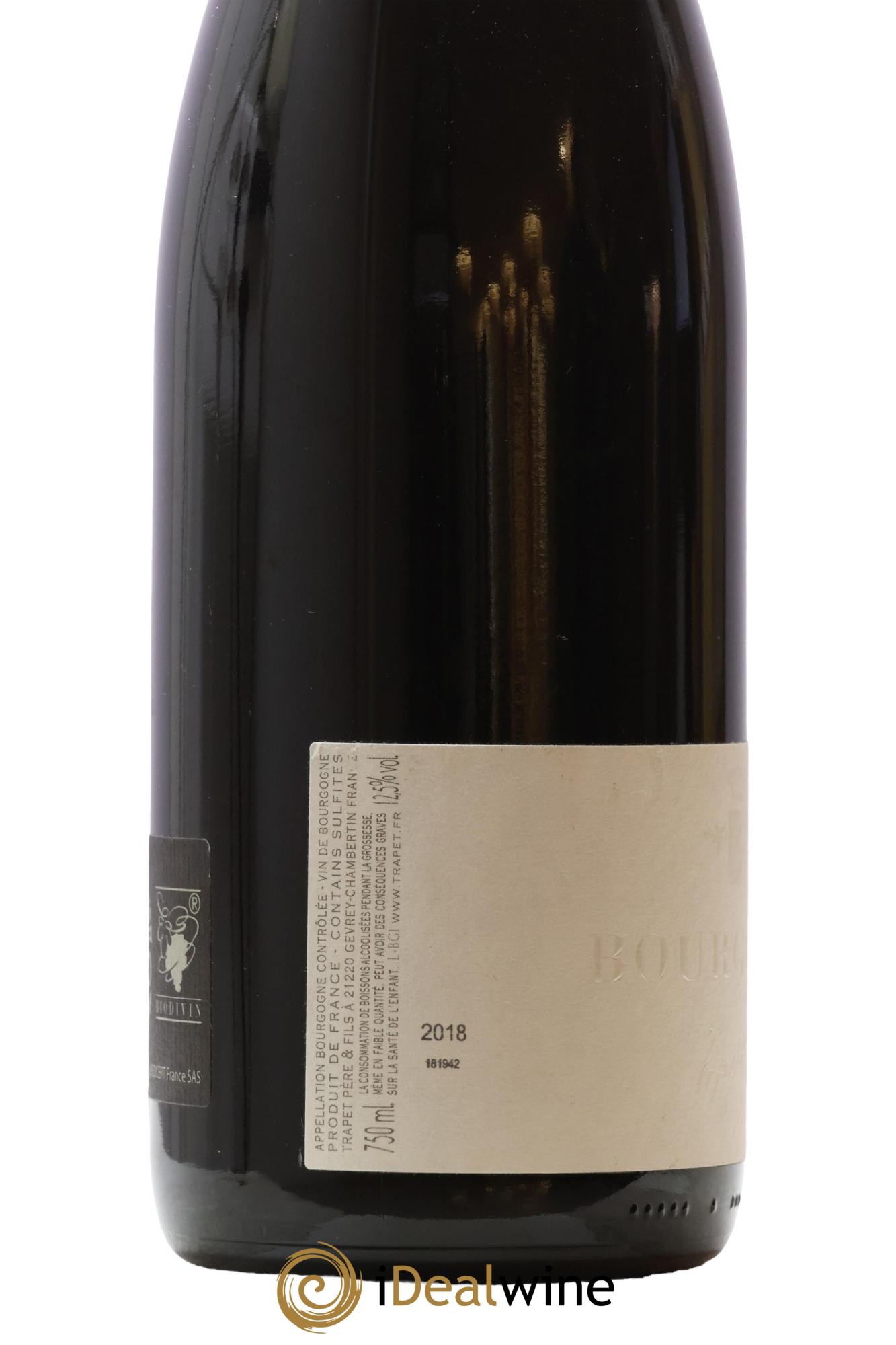 Bourgogne Domaine Trapet 2018 - Lot de 1 bouteille - 2
