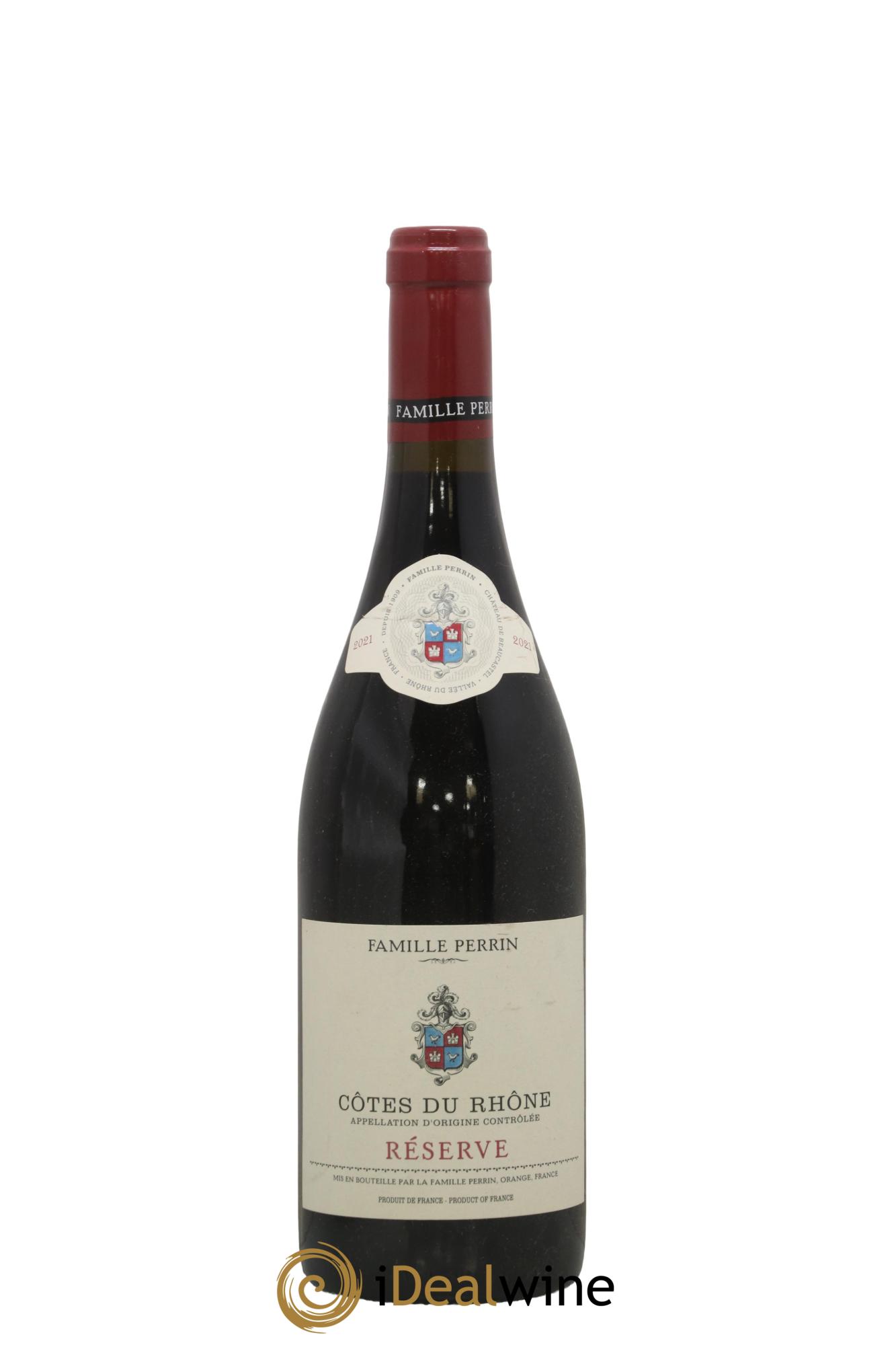 Côtes-du-Rhône Réserve Famille Perrin 2021 - Lot de 1 bouteille - 0
