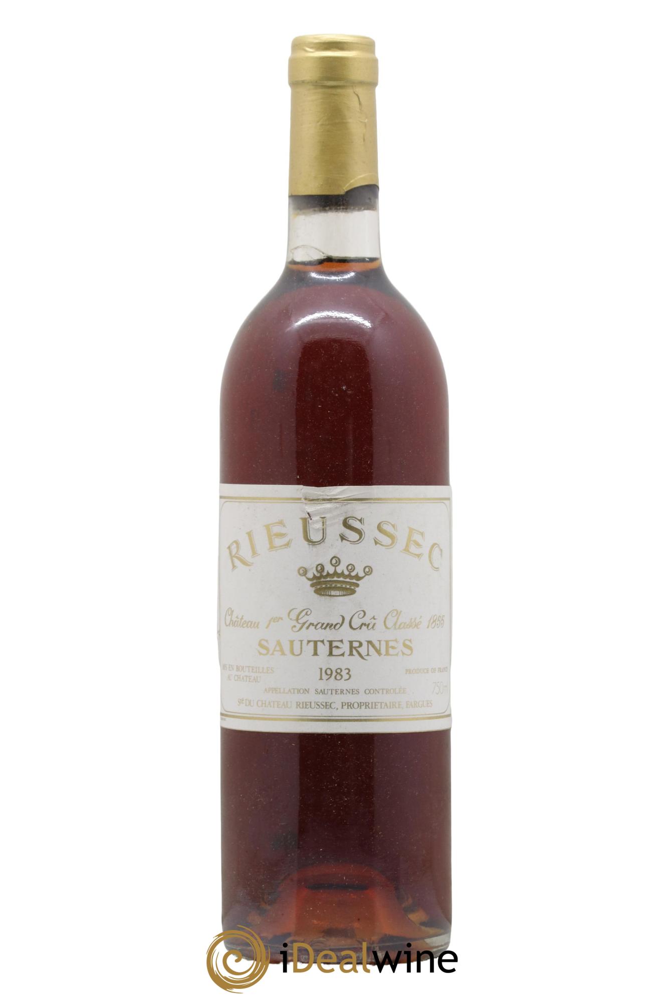 Château Rieussec 1er Grand Cru Classé 1983 - Posten von 1 Flasche - 0