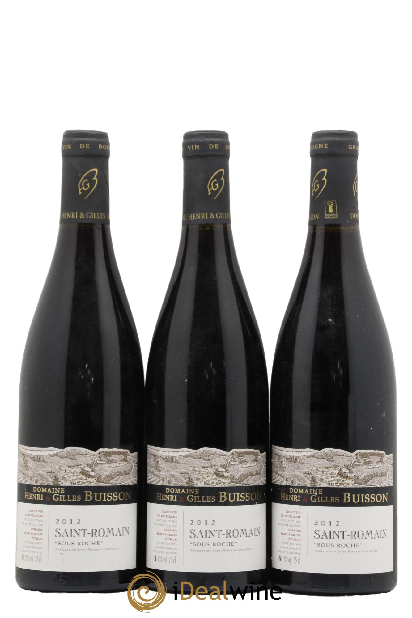 Saint-Romain Sous Roche Henri et Gilles Buisson (Domaine) 2012 - Lot de 3 bouteilles - 0