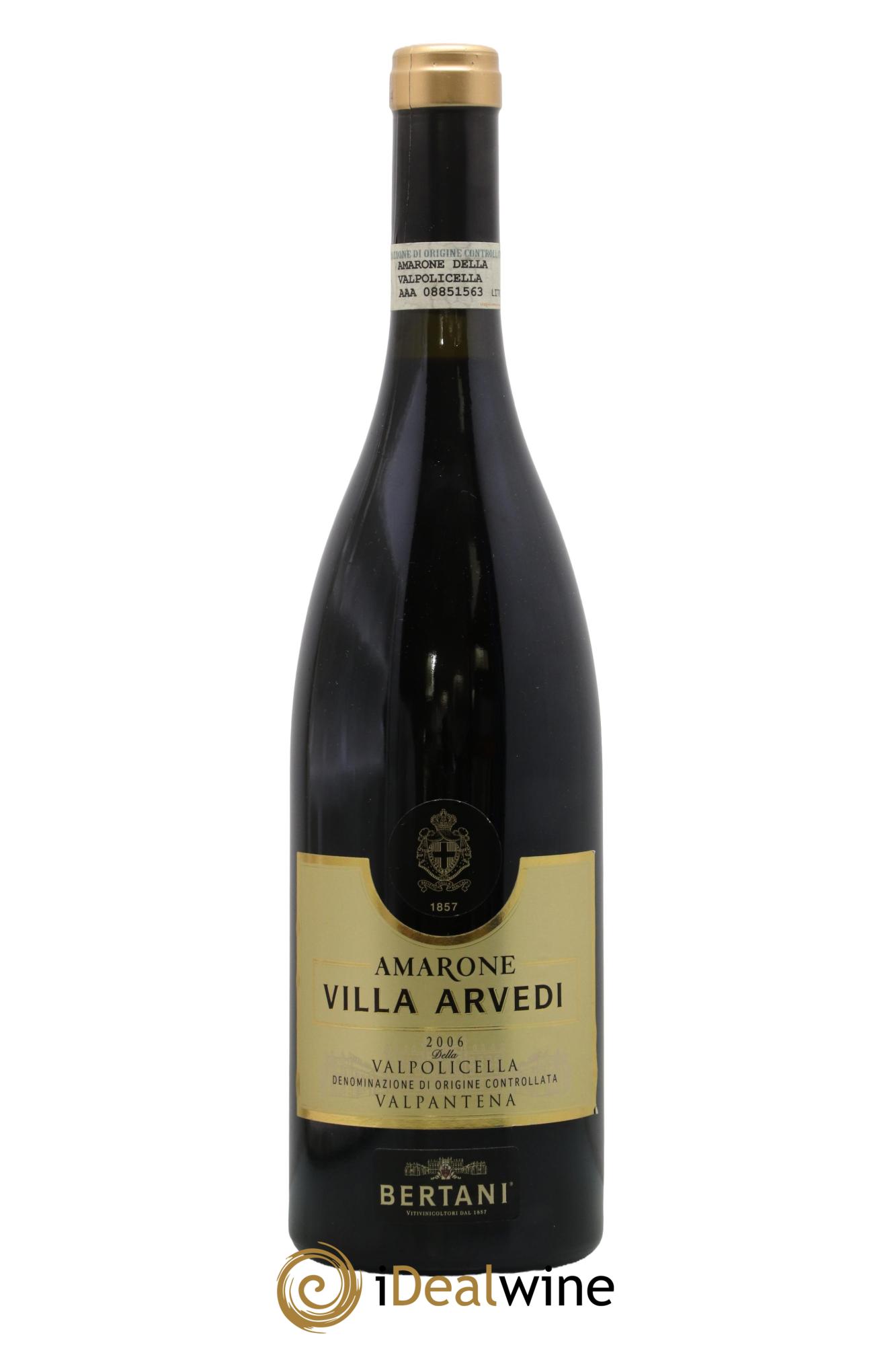 Amarone della Valpolicella DOC Valpantena Villa Arvedi Bertani 2006 - Posten von 1 Flasche - 0
