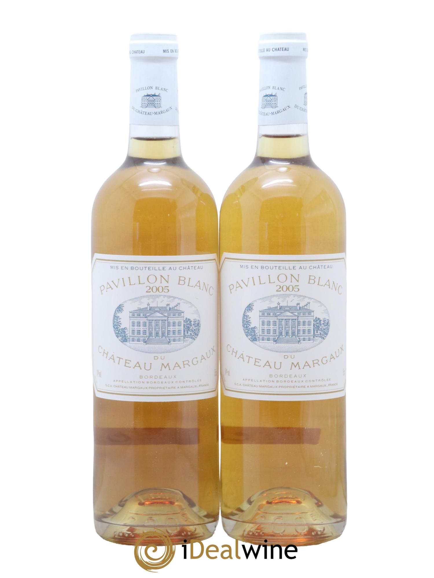 Pavillon Blanc du Château Margaux 2005 - Lot de 2 bouteilles - 0