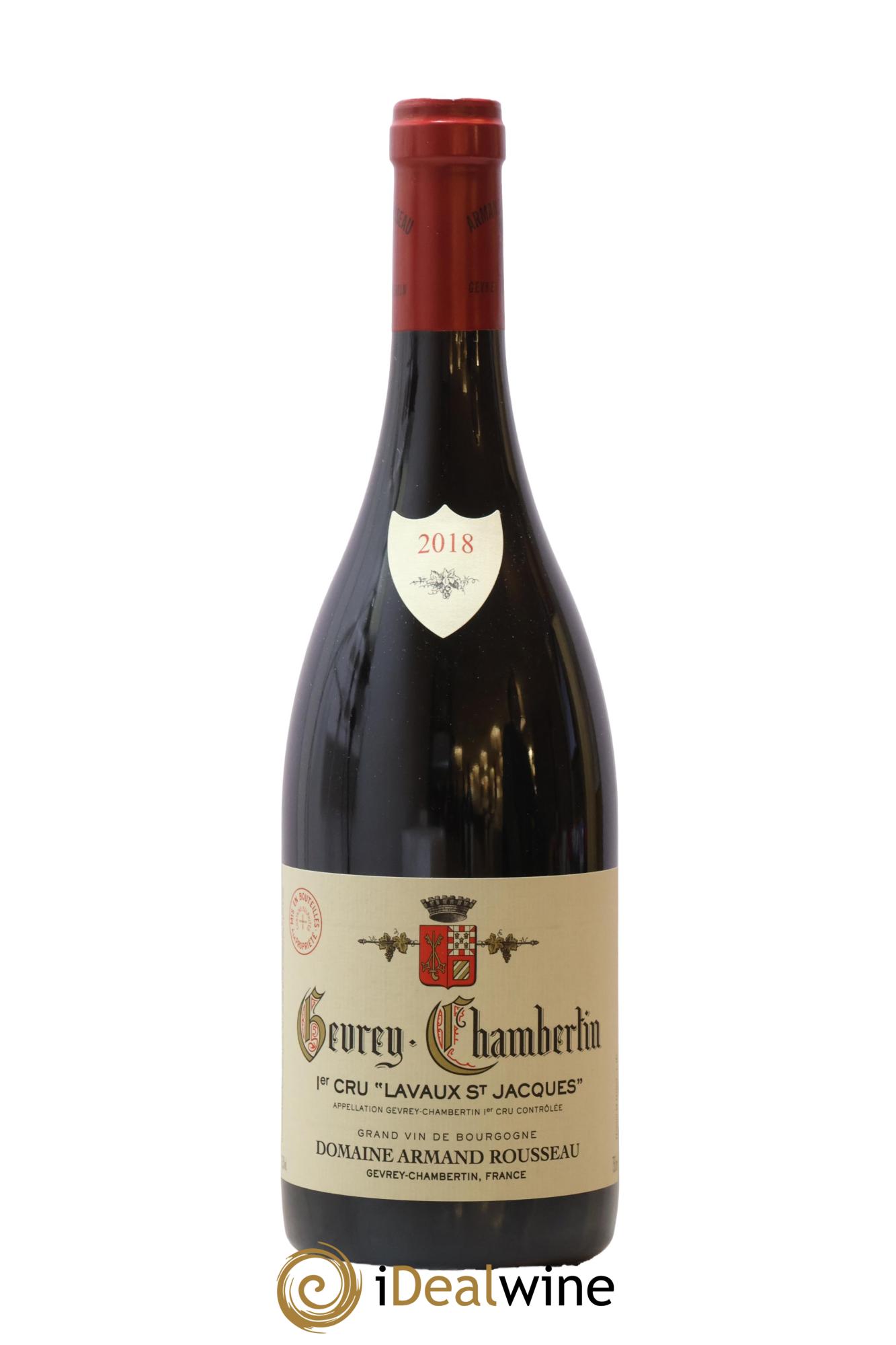 Gevrey-Chambertin 1er Cru Lavaux Saint Jacques Armand Rousseau (Domaine) 2018 - Lot de 1 bouteille - 0