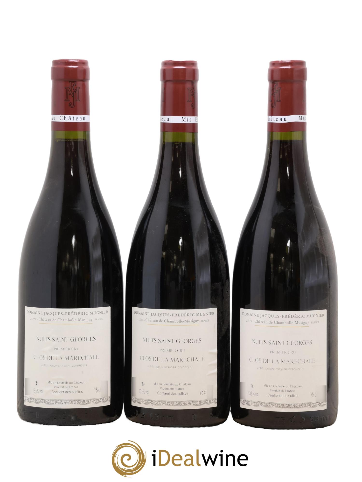 Nuits-Saint-Georges 1er Cru Clos de La Maréchale Jacques-Frédéric Mugnier 2019 - Posten von 3 Flaschen - 1