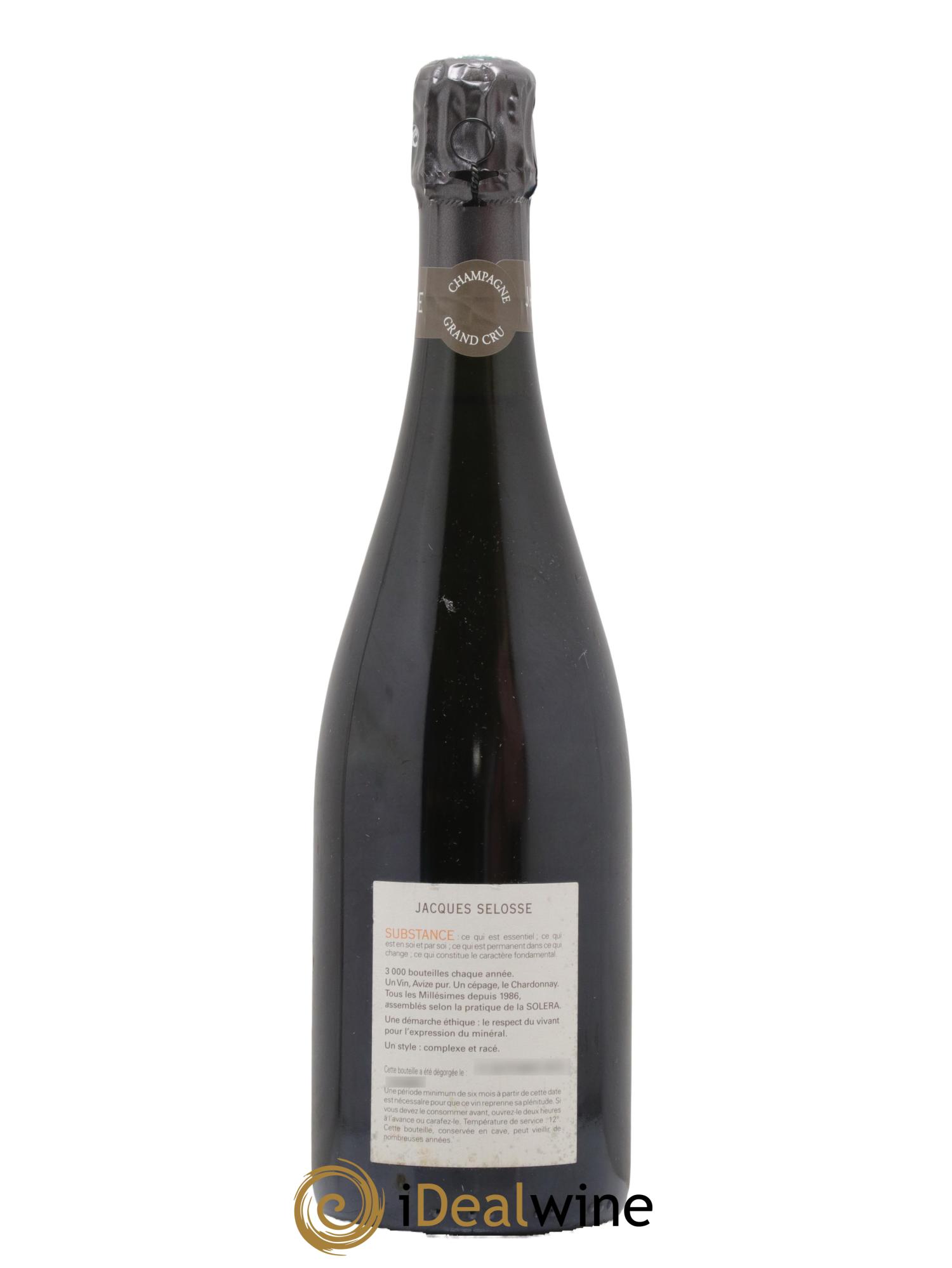 Substance Jacques Selosse - Lot de 1 bouteille - 1