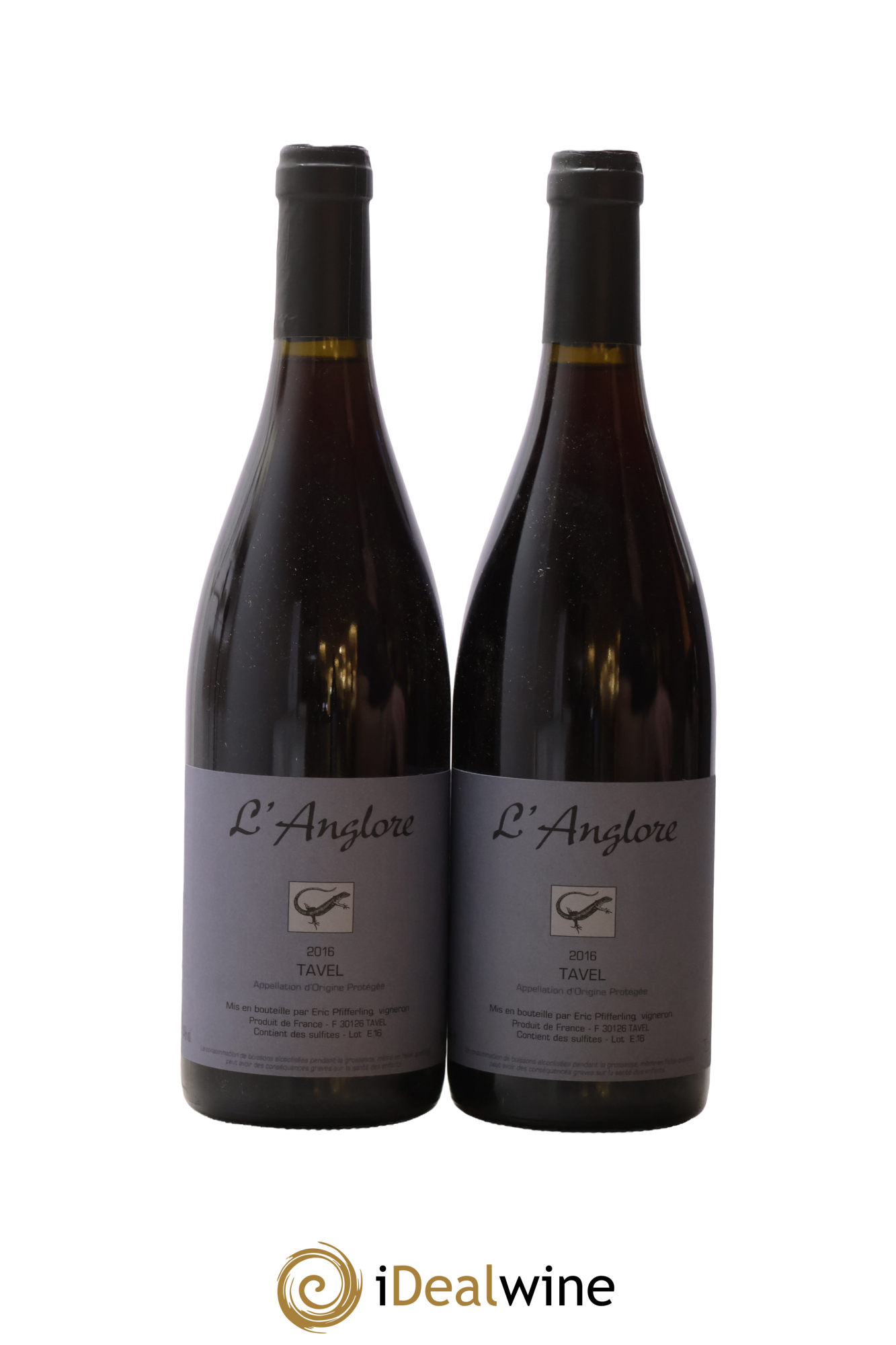 Tavel L'Anglore 2016 - Lot de 2 bouteilles - 0