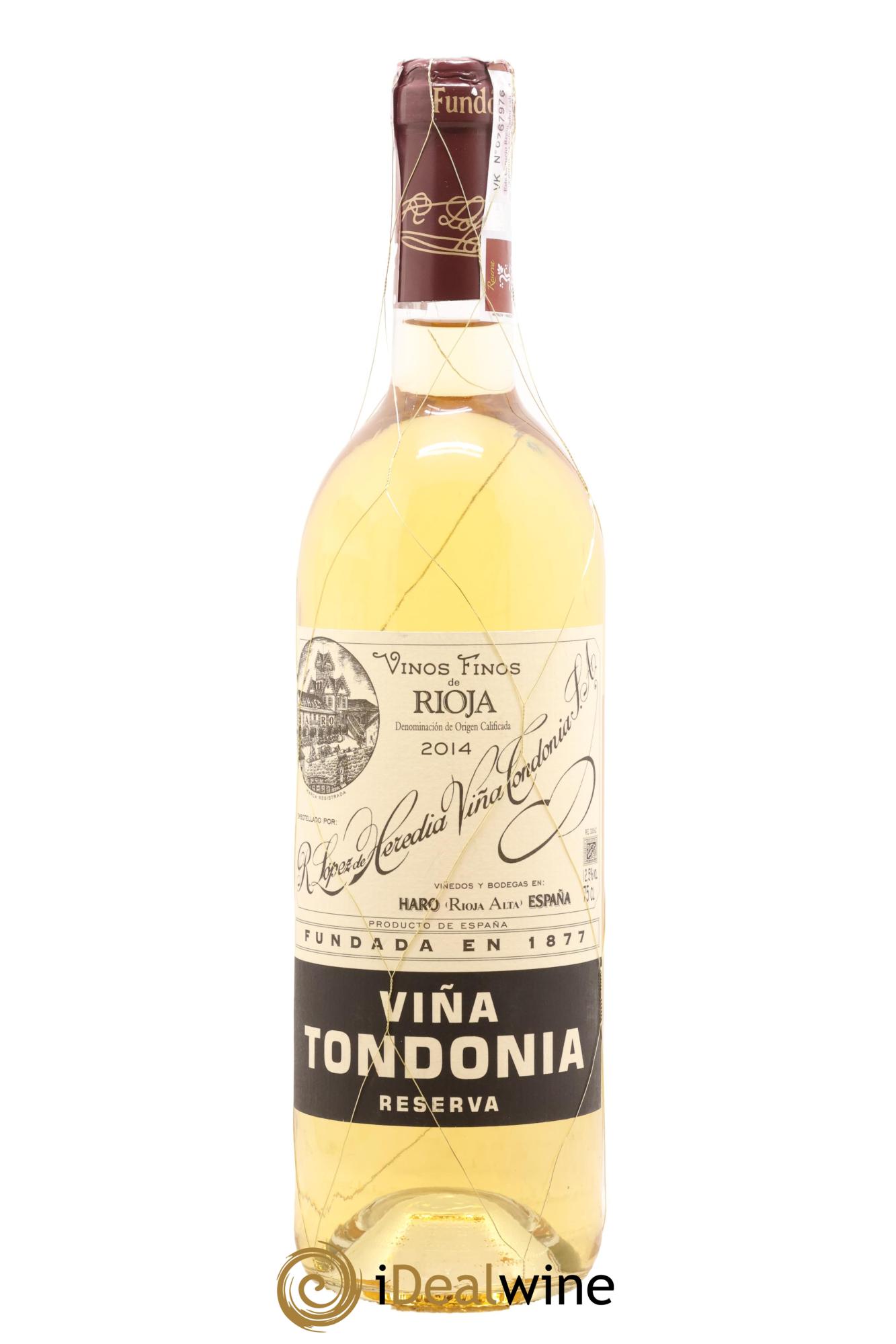 Rioja DOCA Reserva Vina Tondonia R. Lopez de Heredia 2014 - Lot of 1 bottle - 0