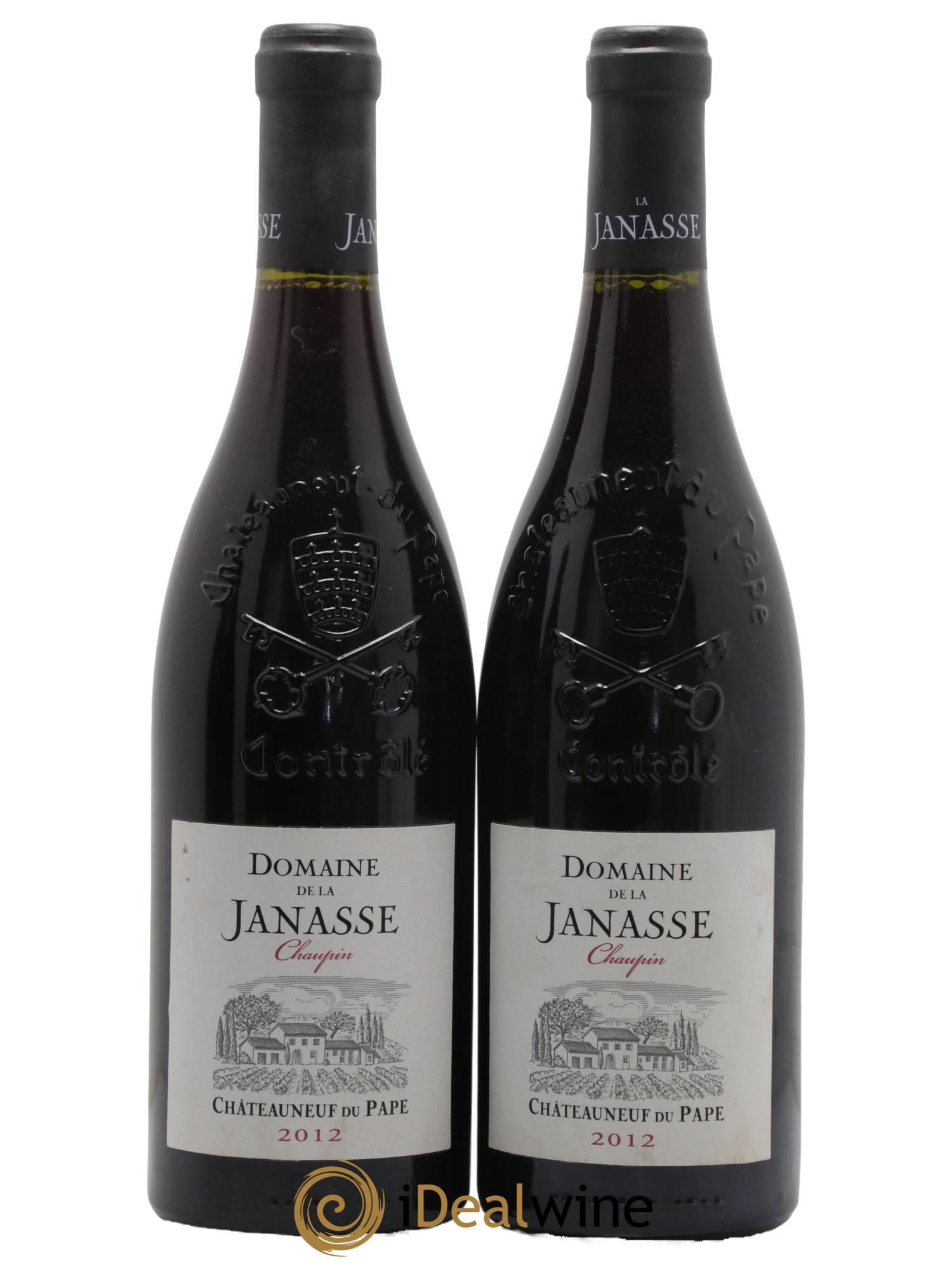 Châteauneuf-du-Pape Cuvée Chaupin La Janasse (Domaine de) 2012 - Lot de 2 bouteilles - 0