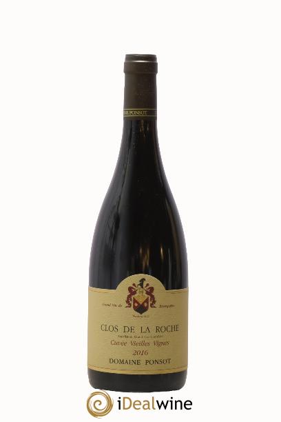 Clos de la Roche Grand Cru Vieilles Vignes Ponsot (Domaine) 2016 - Posten von 1 Flasche - 0