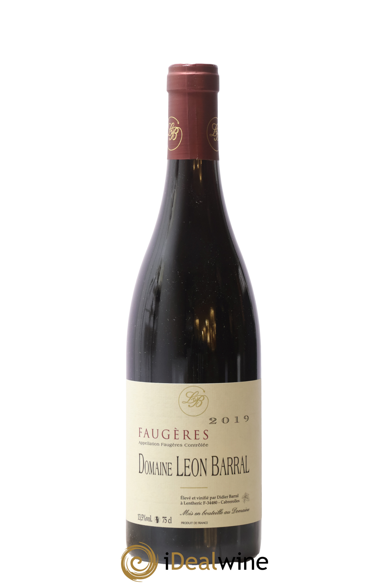 Faugères Domaine Léon Barral 2019 - Lot of 1 bottle - 0