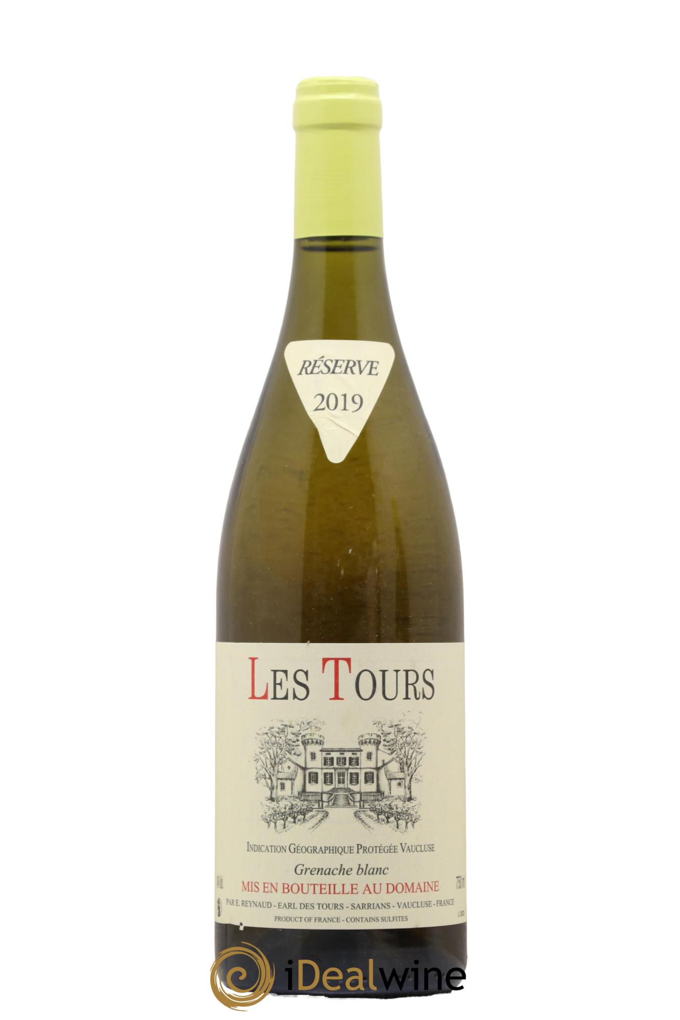 Vaucluse (Vin de Pays de Vaucluse) Les Tours Grenache Blanc Emmanuel Reynaud 2019 - Lotto di 1 bottiglia - 0