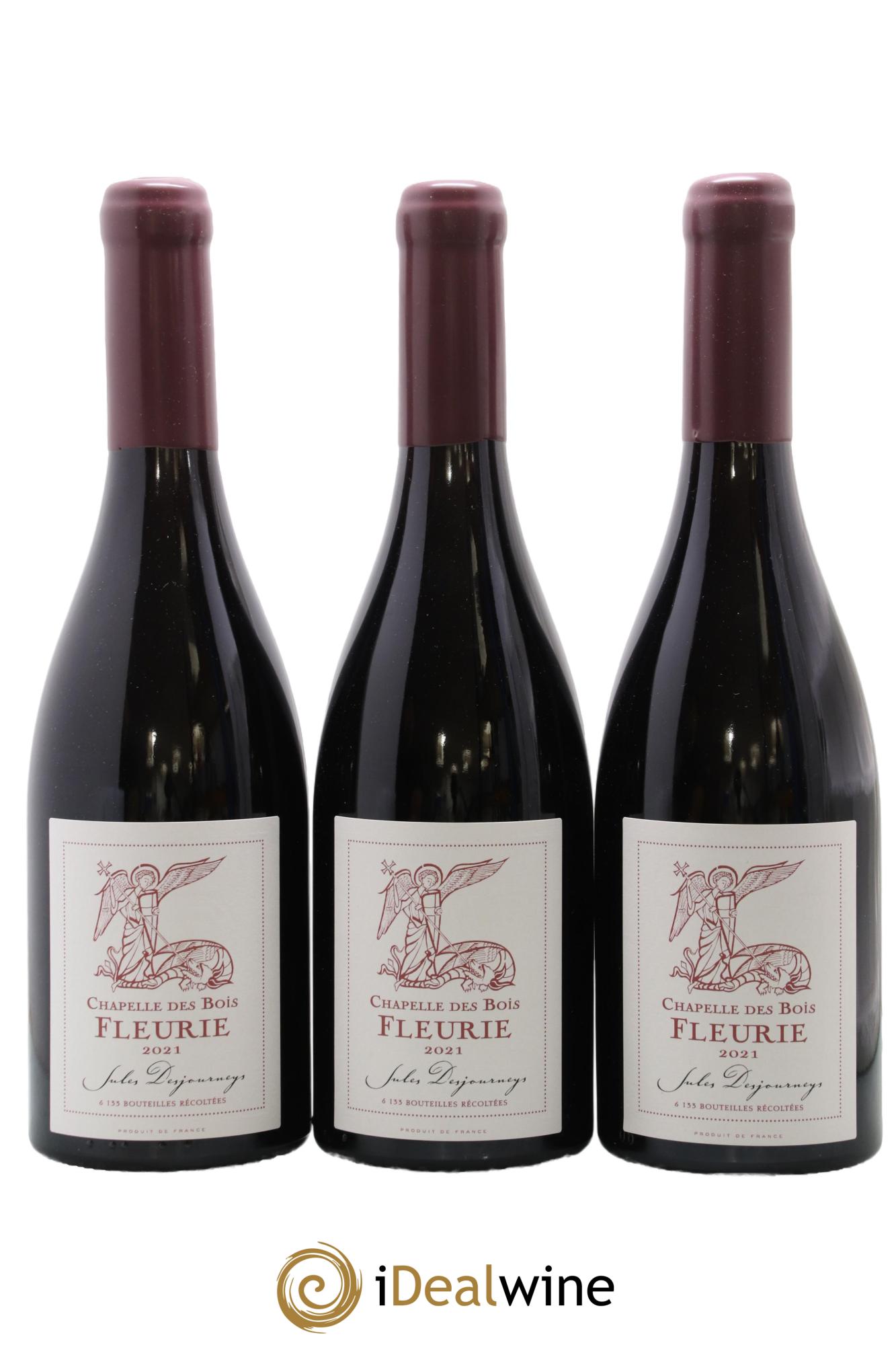 Fleurie Chapelle des Bois Jules Desjourneys 2021 - Lot de 3 bouteilles - 0