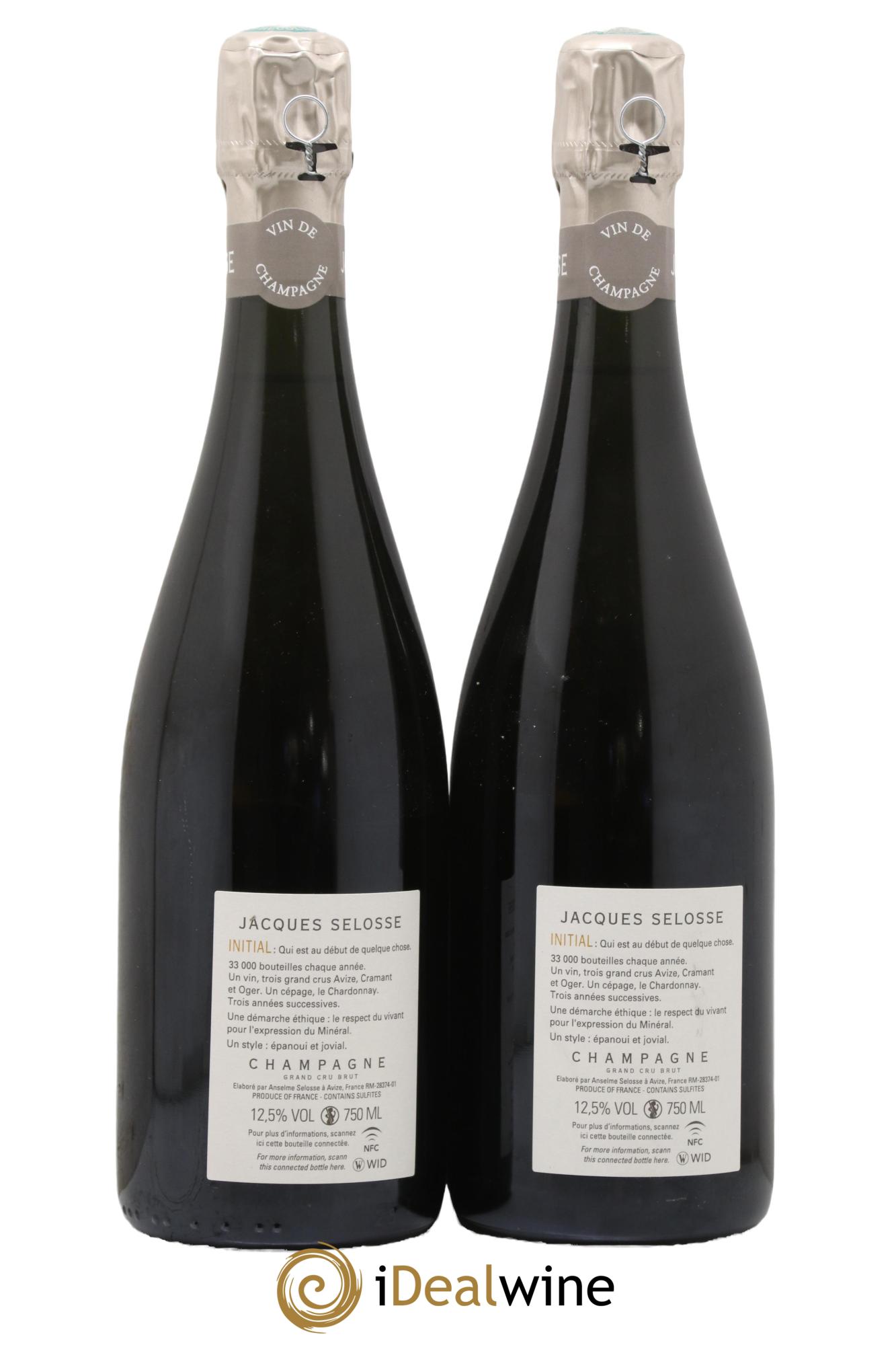 Initial Brut Jacques Selosse - Lot de 2 bouteilles - 1