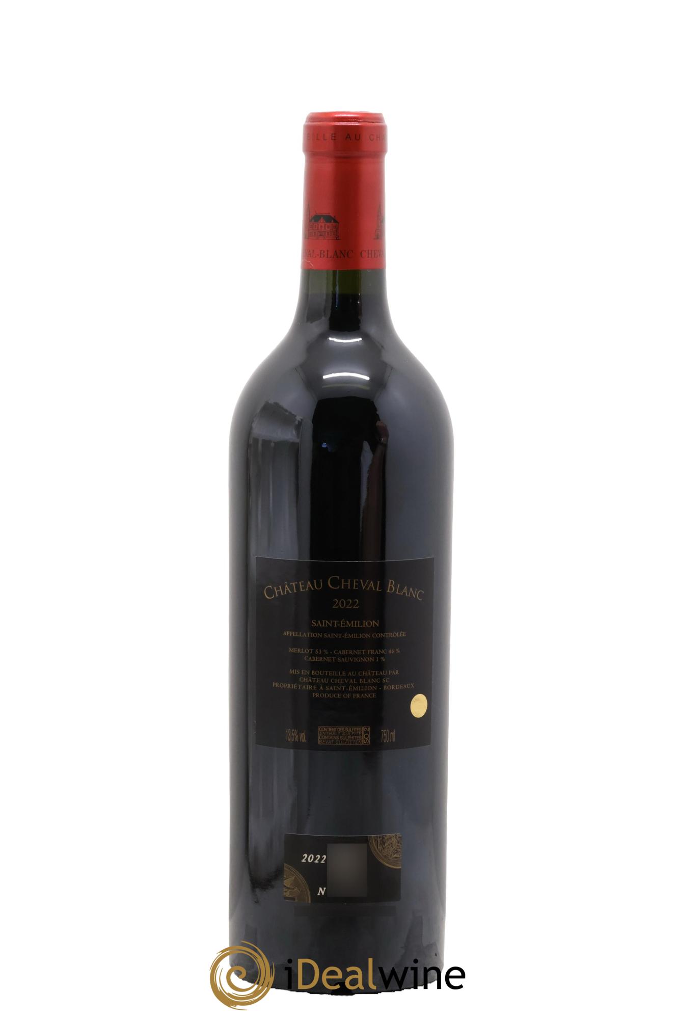 Château Cheval Blanc 1er Grand Cru Classé A 2022 - Lot de 1 bouteille - 1