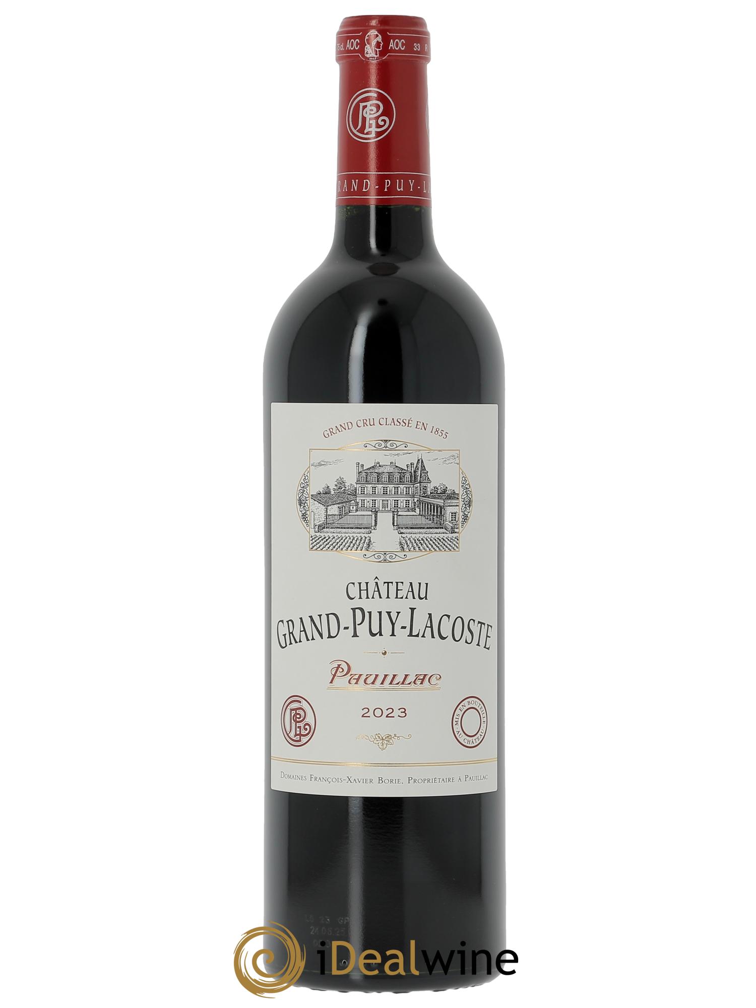 Château Grand Puy Lacoste 5ème Grand Cru Classé (CBO à partir de 6 bts) 2023 - Lot de 1 bouteille - 0