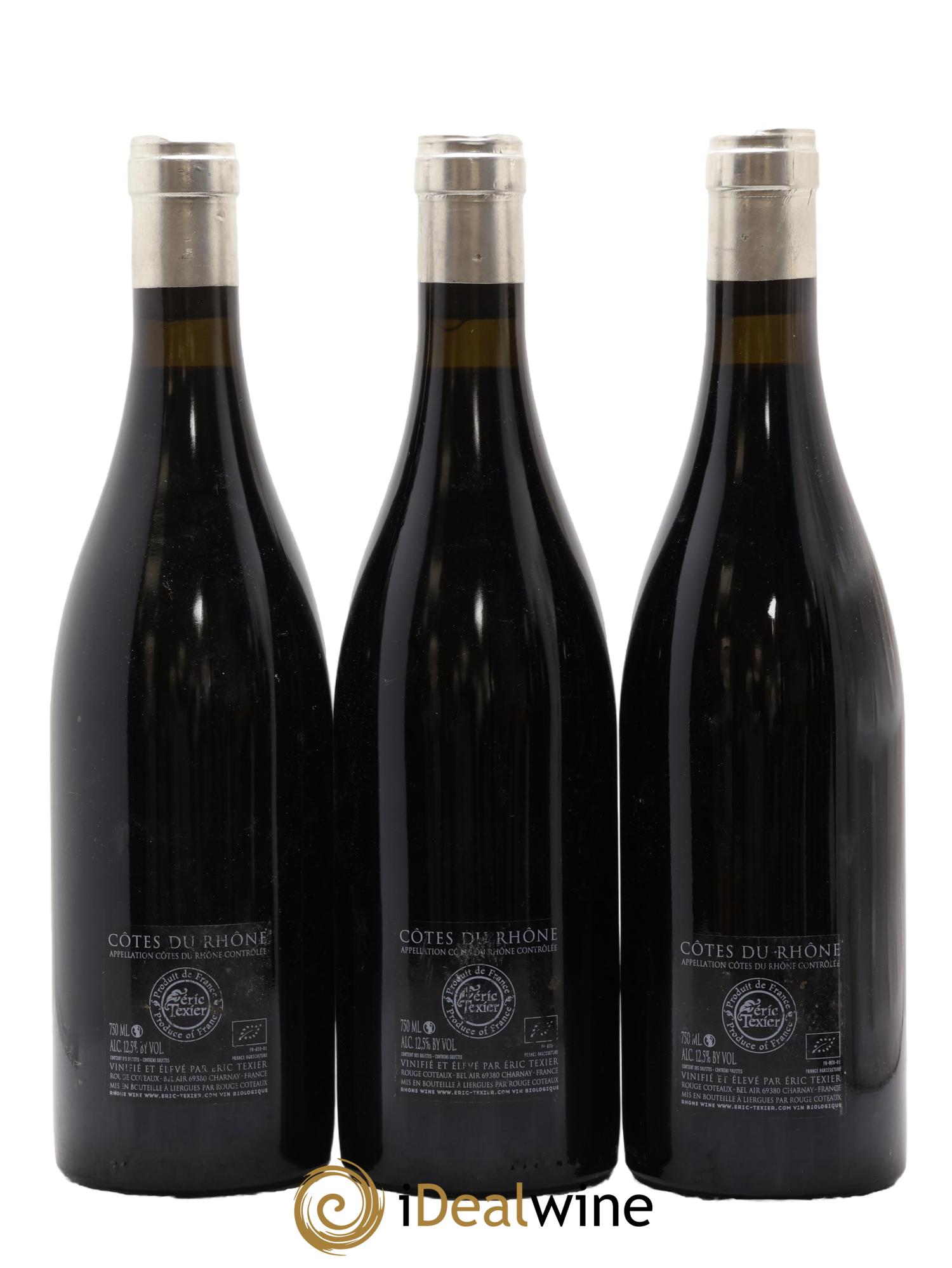 Côtes-du-Rhône Vieille Serine St Julien en St Alban Éric Texier 2016 - Lot of 3 bottles - 1