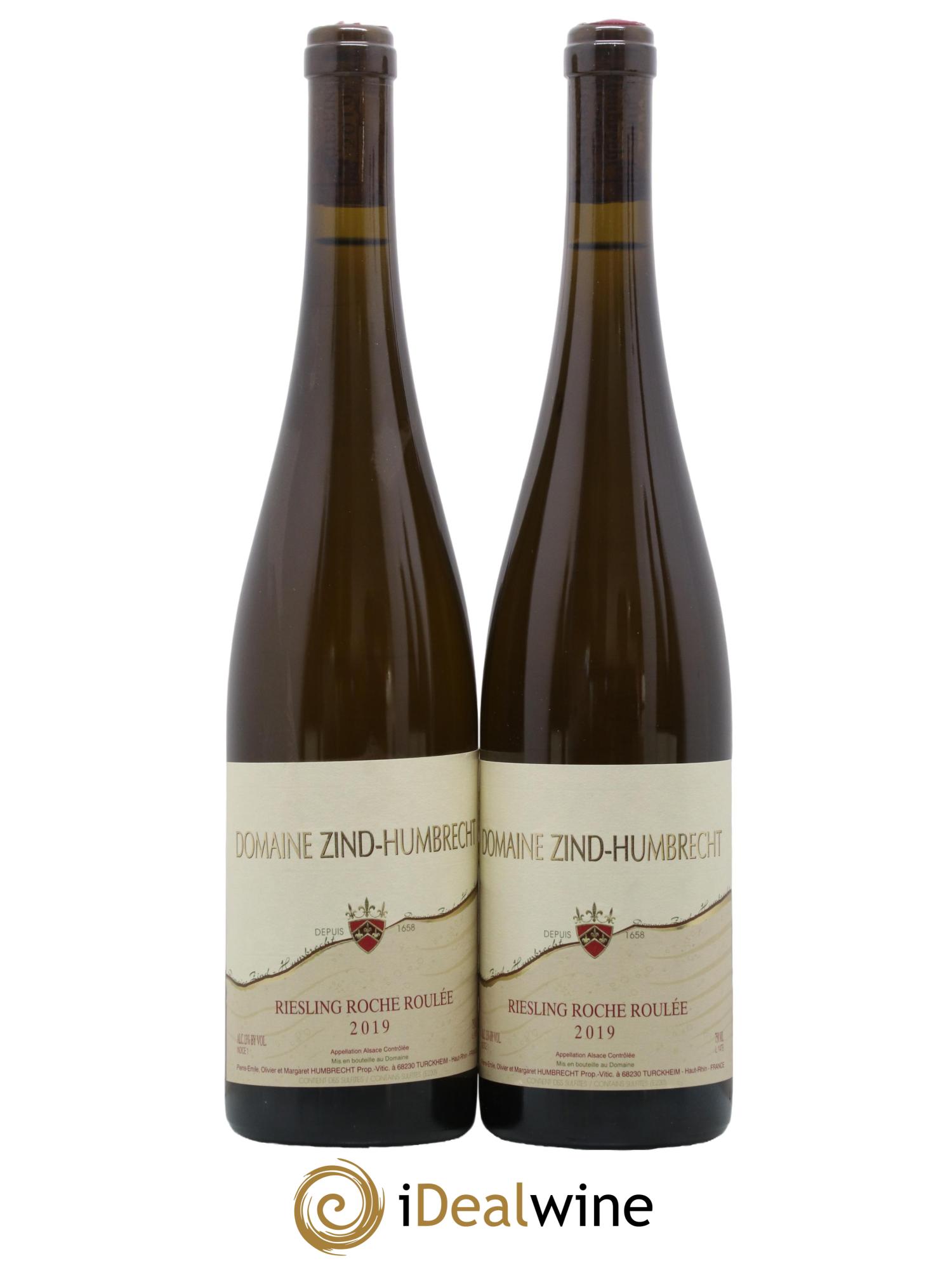 Alsace Riesling Roche roulée Zind-Humbrecht (Domaine) 2019 - Posten von 2 Flaschen - 0