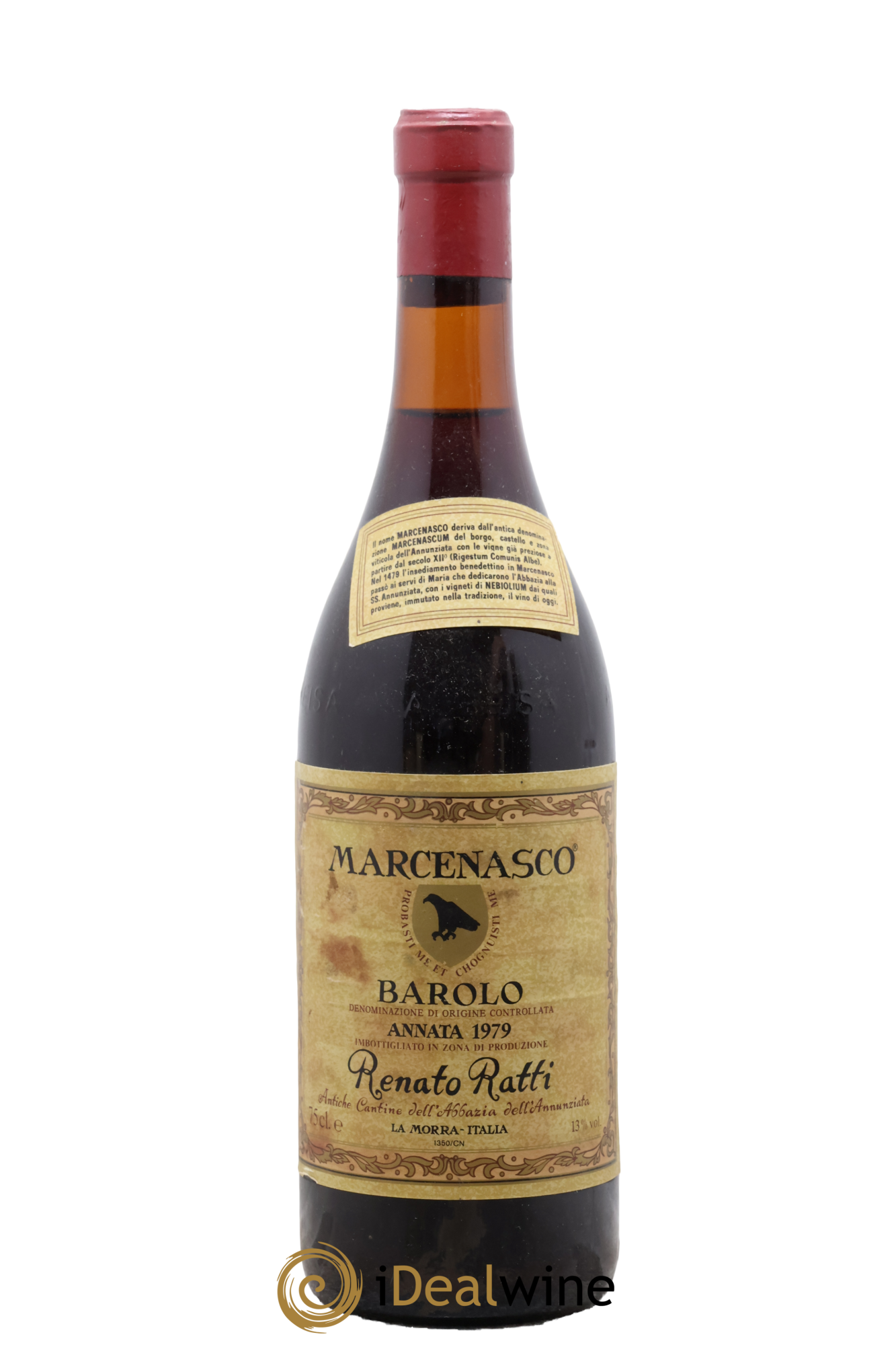 Barolo DOCG Marcenasco Renato Ratti 1979 - Lote de 1 botella - 0
