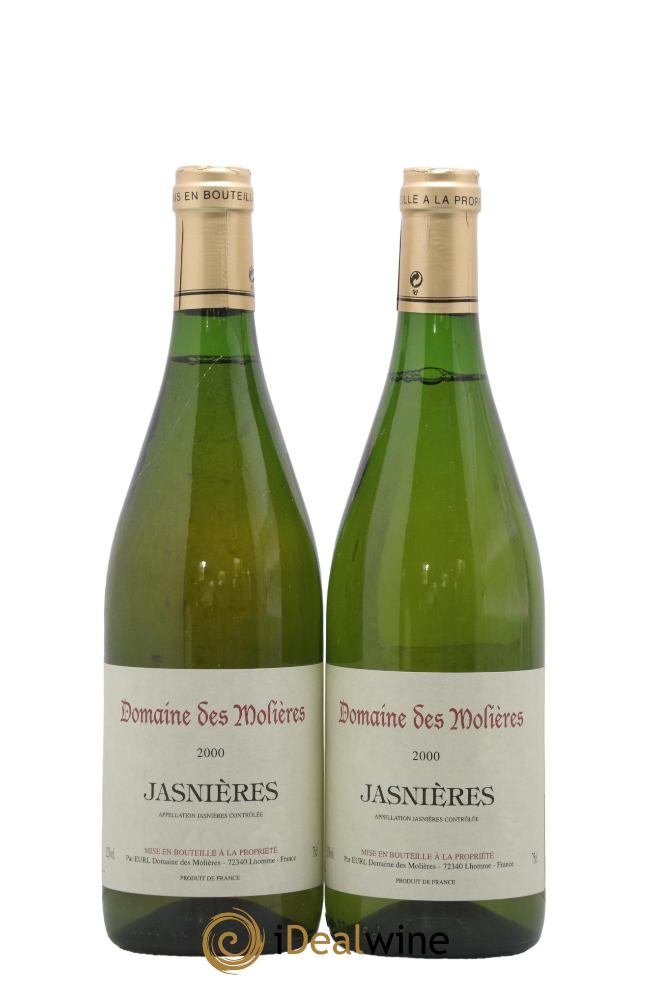 Jasnières Domaine des Molières 2000 - Lot de 2 bouteilles - 0