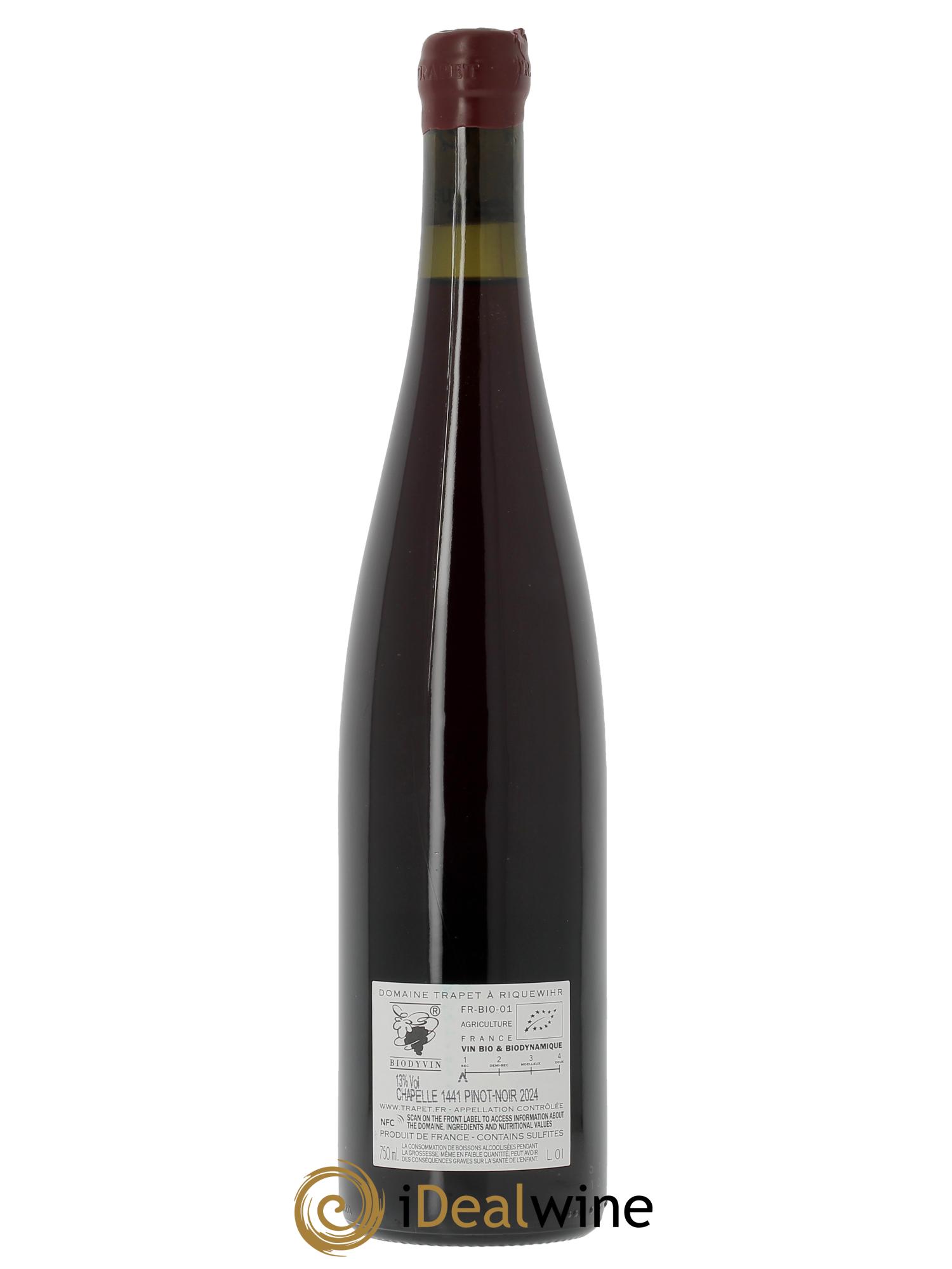 Alsace Chapelle 1441 Domaine Trapet  2024 - Lot de 1 bouteille - 1