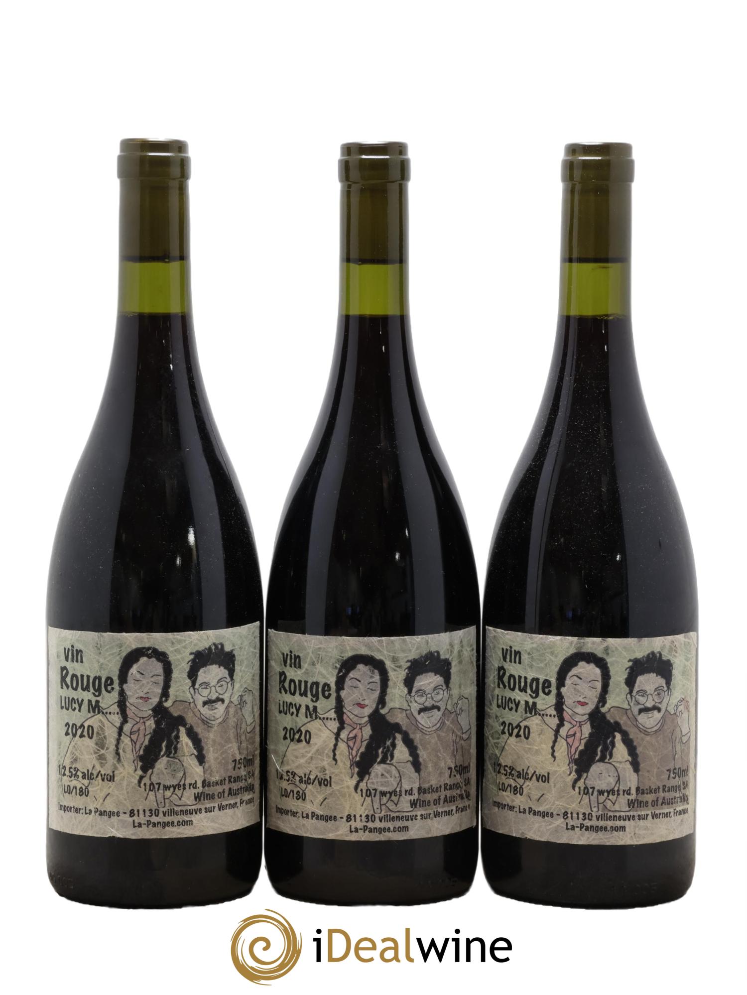 Australie Vin Rouge Lucy Margaux 2020 - Lot de 3 bouteilles - 0